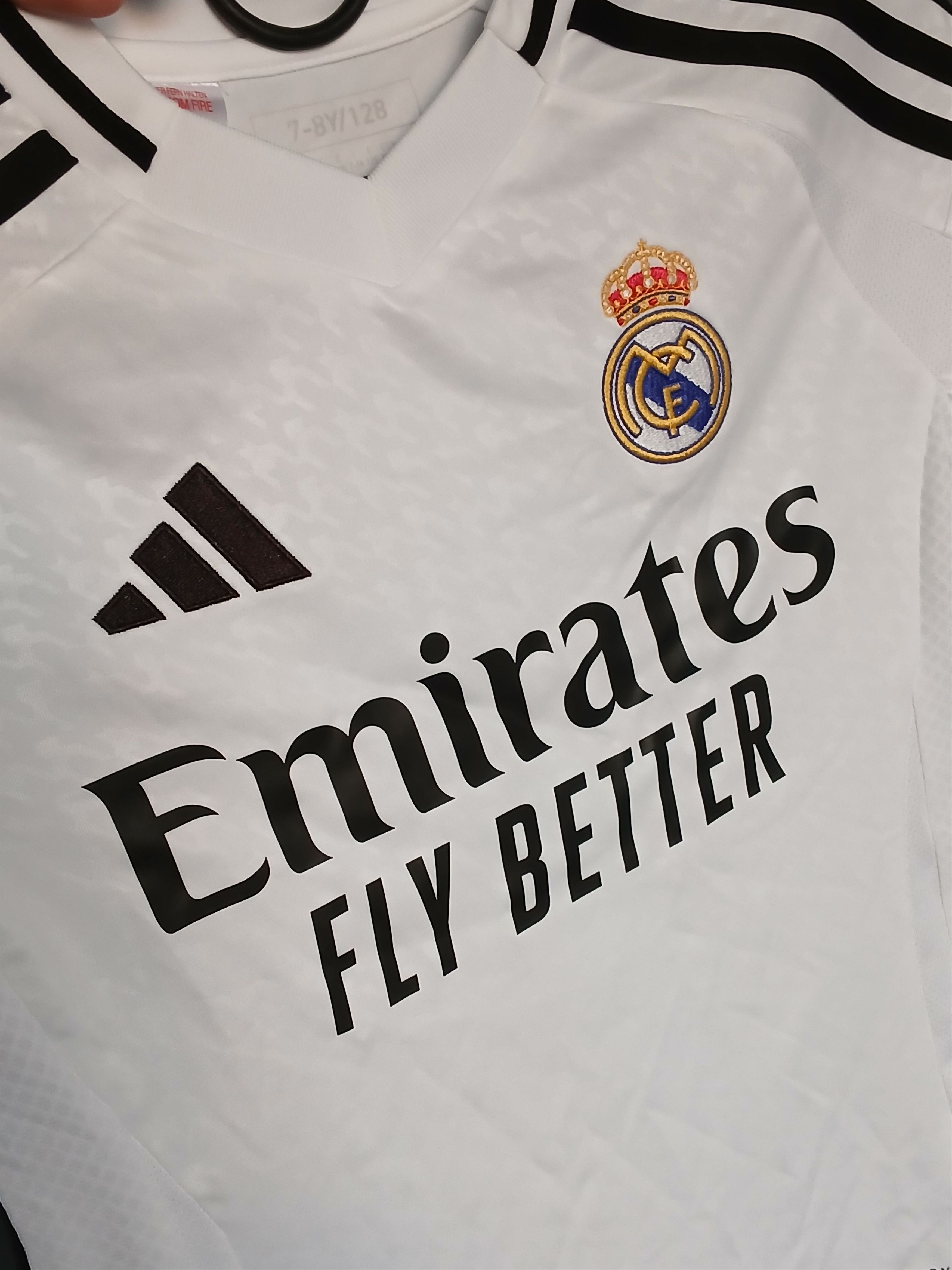 Adidas KIDS New Real Madrid 24/25 Home Football Jersey T-Shirt Size US XS / EU 42 / 0 - 3 Thumbnail