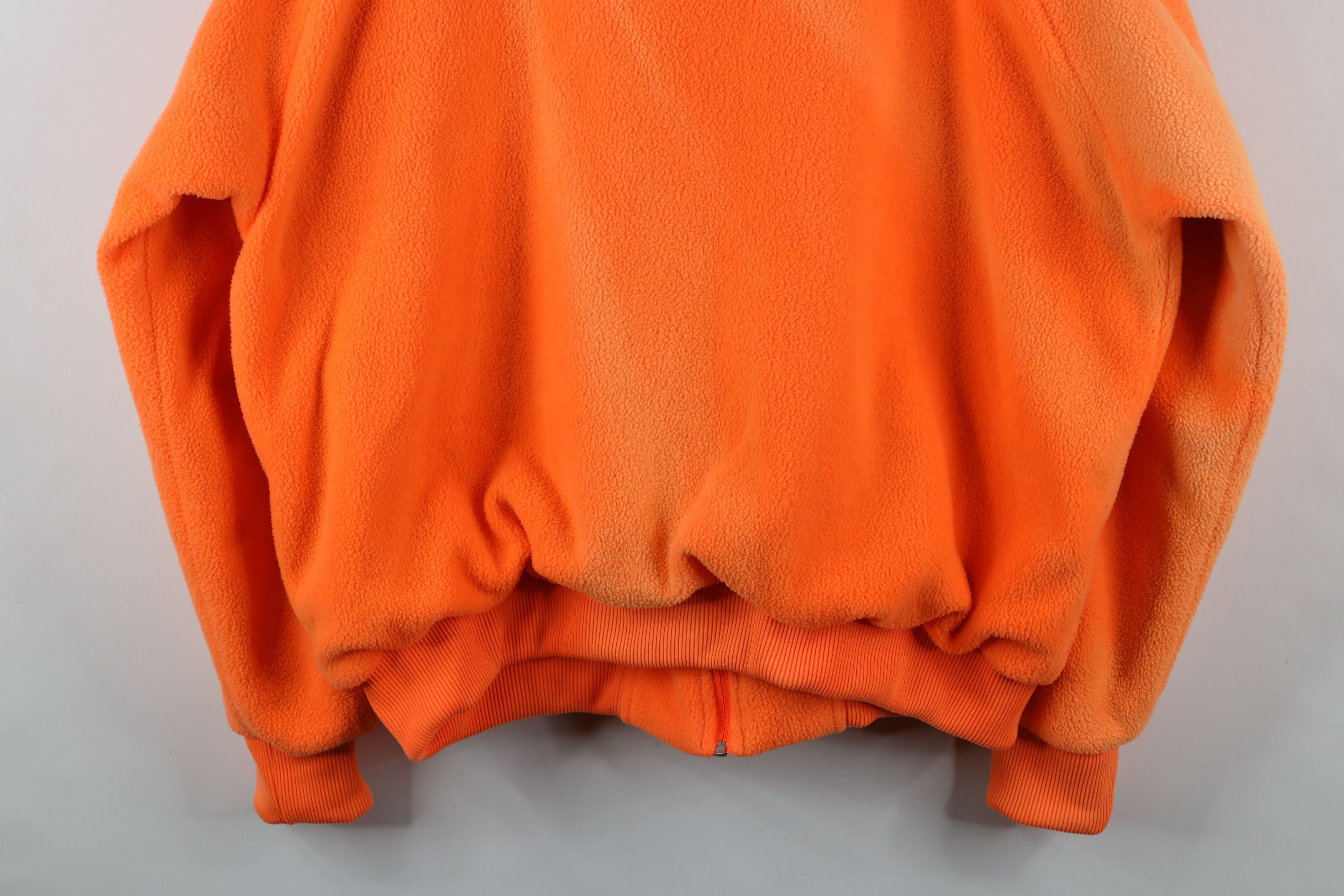 Vintage Vintage 90s Chamois Cloth Lined Fleece Jacket Blaze Orange Size US XL / EU 56 / 4 - 13 Thumbnail