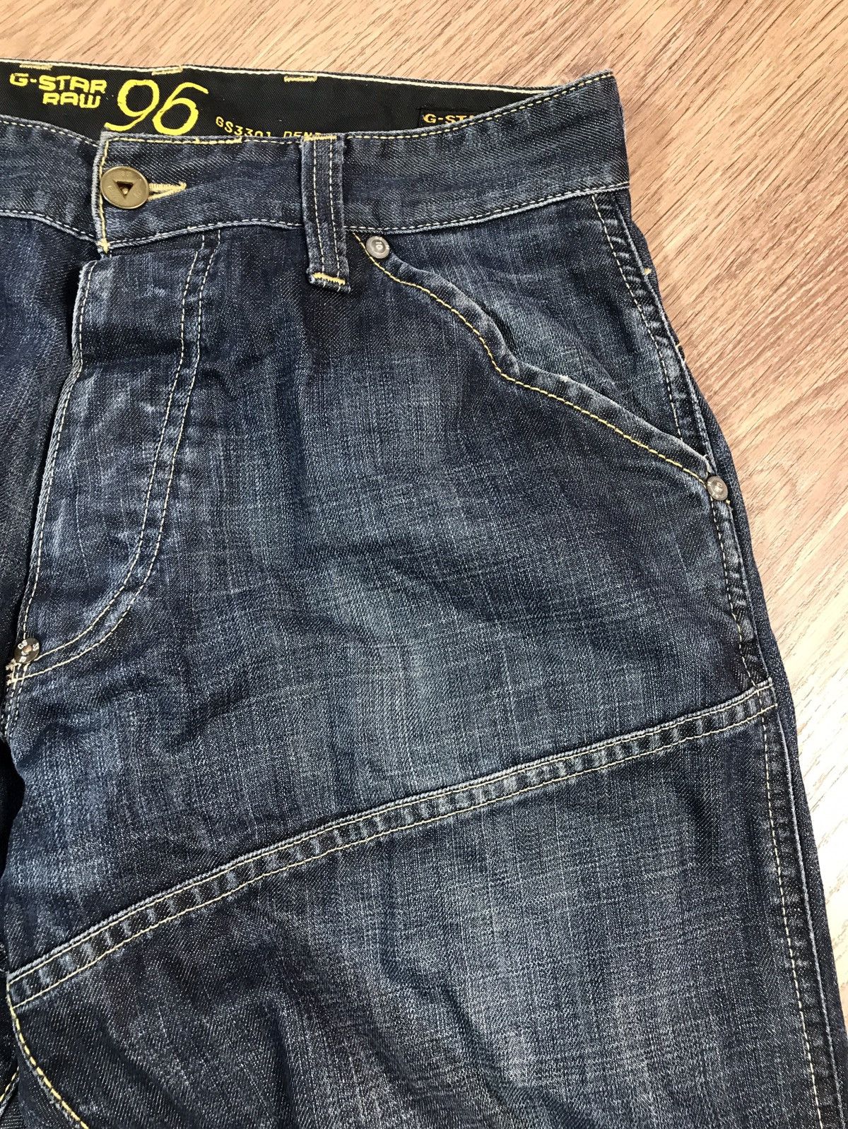 G-Star × Vintage Vintage G Star Raw Distressed Jeans Size US 33 - 5 Thumbnail