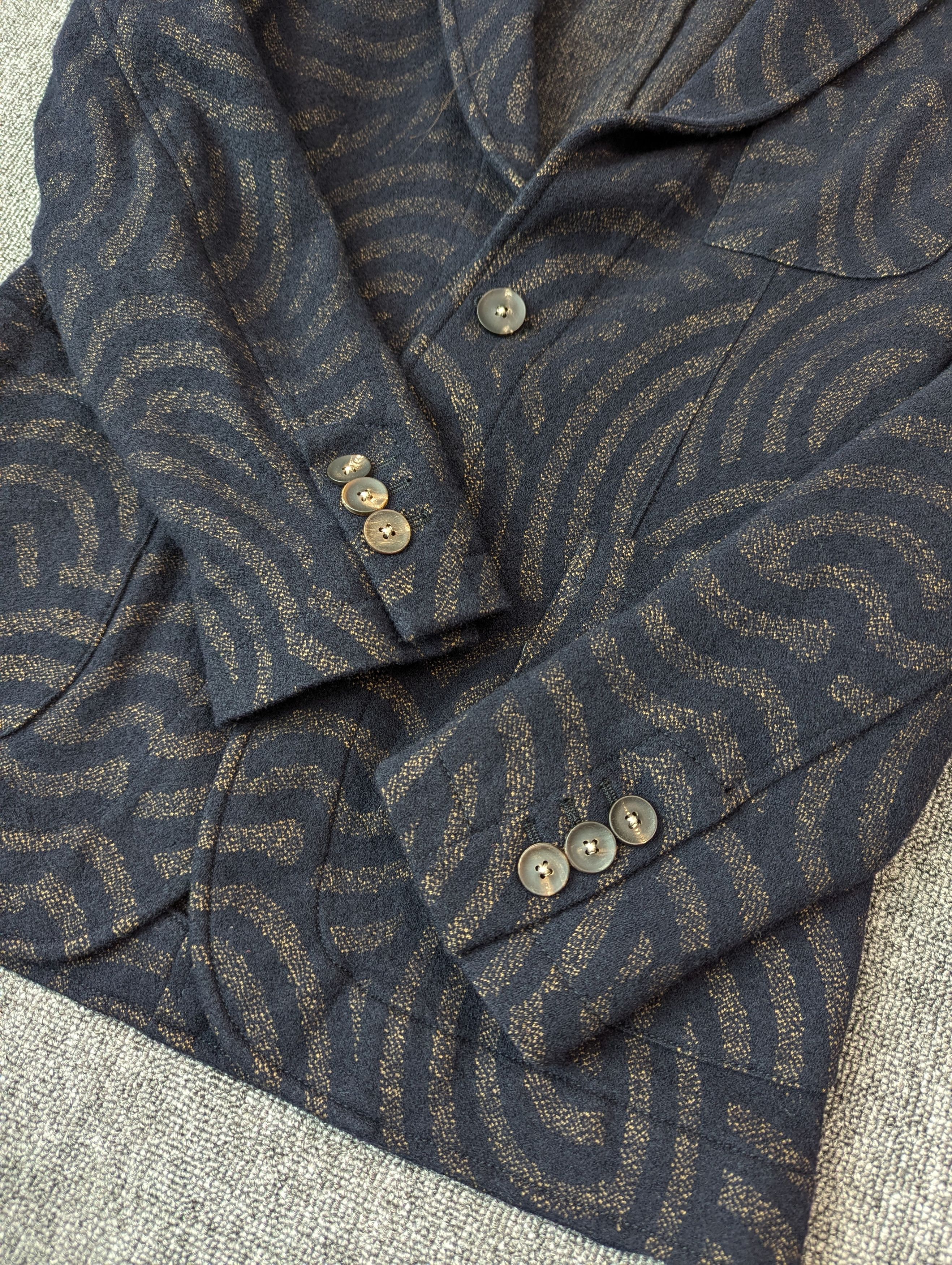 Designer × THE GIGI Vintage The GiGi Patterned Style Blazer Jacket Size 48 Size XL / US 12-14 / IT 48-50 - 10 Thumbnail