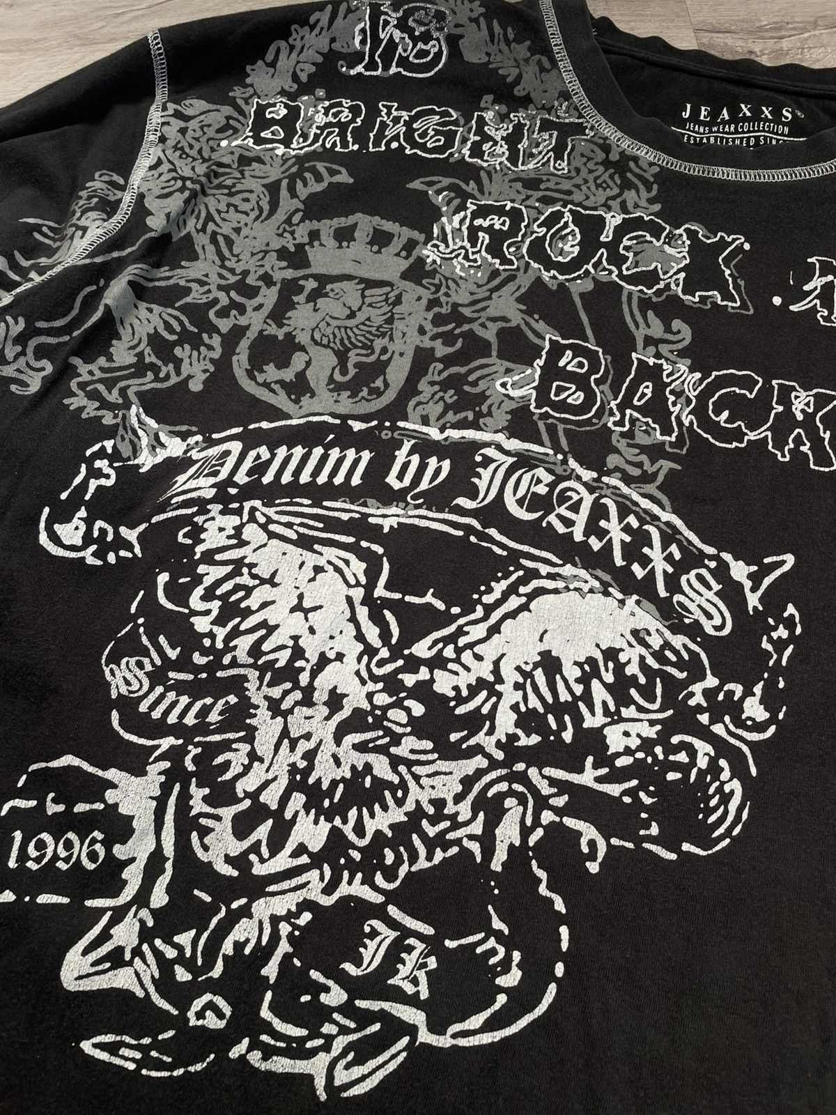Japanese Brand Vintage Archive Cyber Rock Y2k Boxy Longsleeve Punk Opium Size US XL / EU 56 / 4 - 5 Thumbnail
