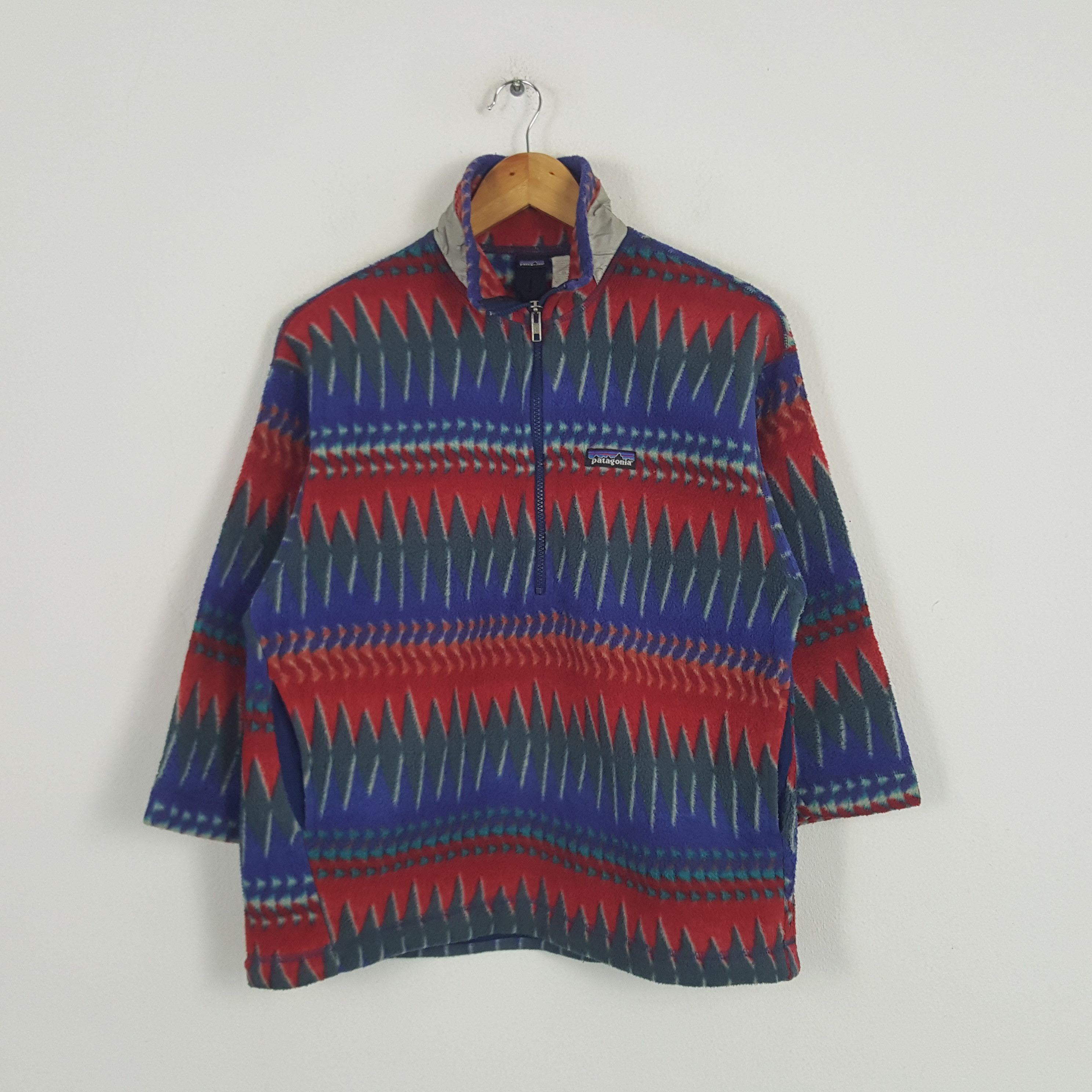 Patagonia × Vintage Vintage Patagonia Sport Style Half Zipper Sweater Size US S / EU 44-46 / 1 - 1 Thumbnail