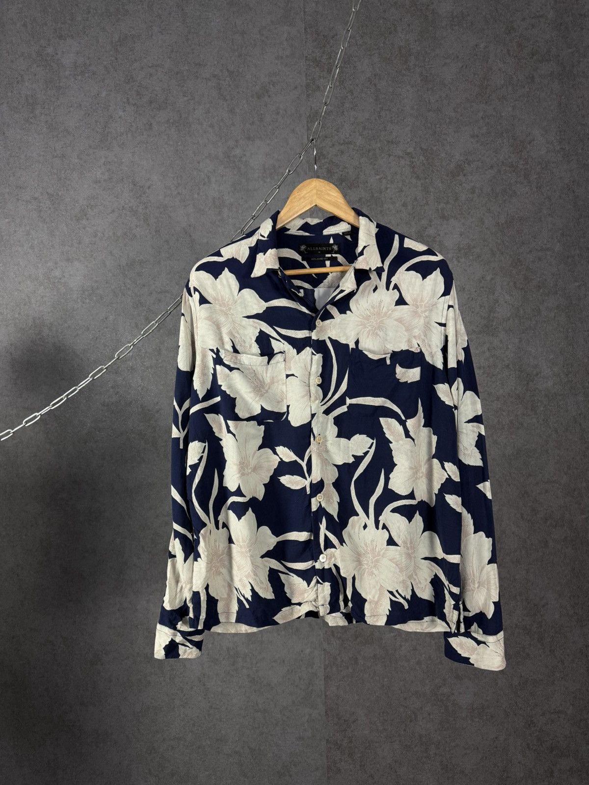 Allsaints Allsaints designer art crazy relaxed shirt Size US M / EU 48-50 / 2 - 1 Thumbnail