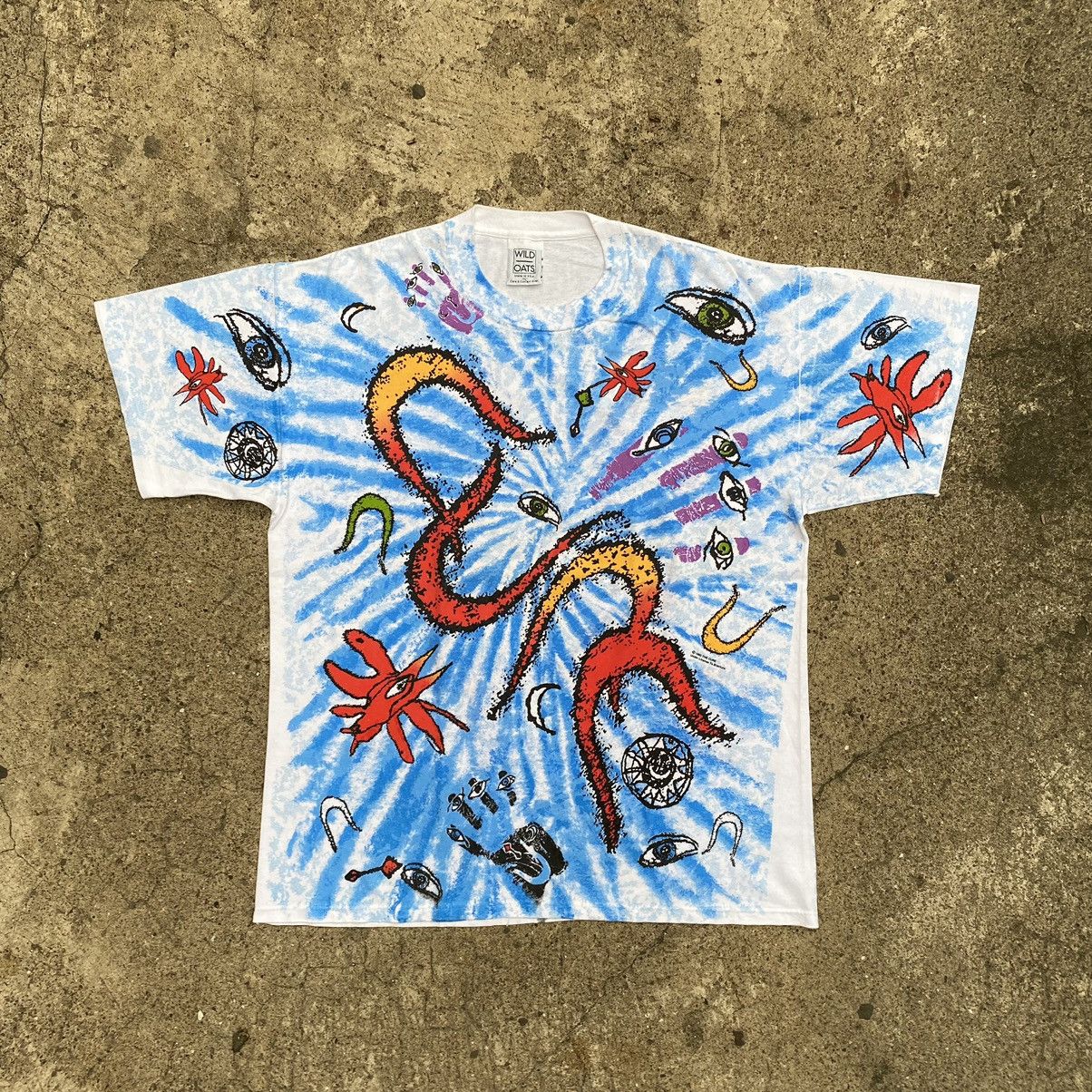 image of Band Tees Vintage The Cure Wish Tour 1992 Tshirt in White, Men's (Size XL)