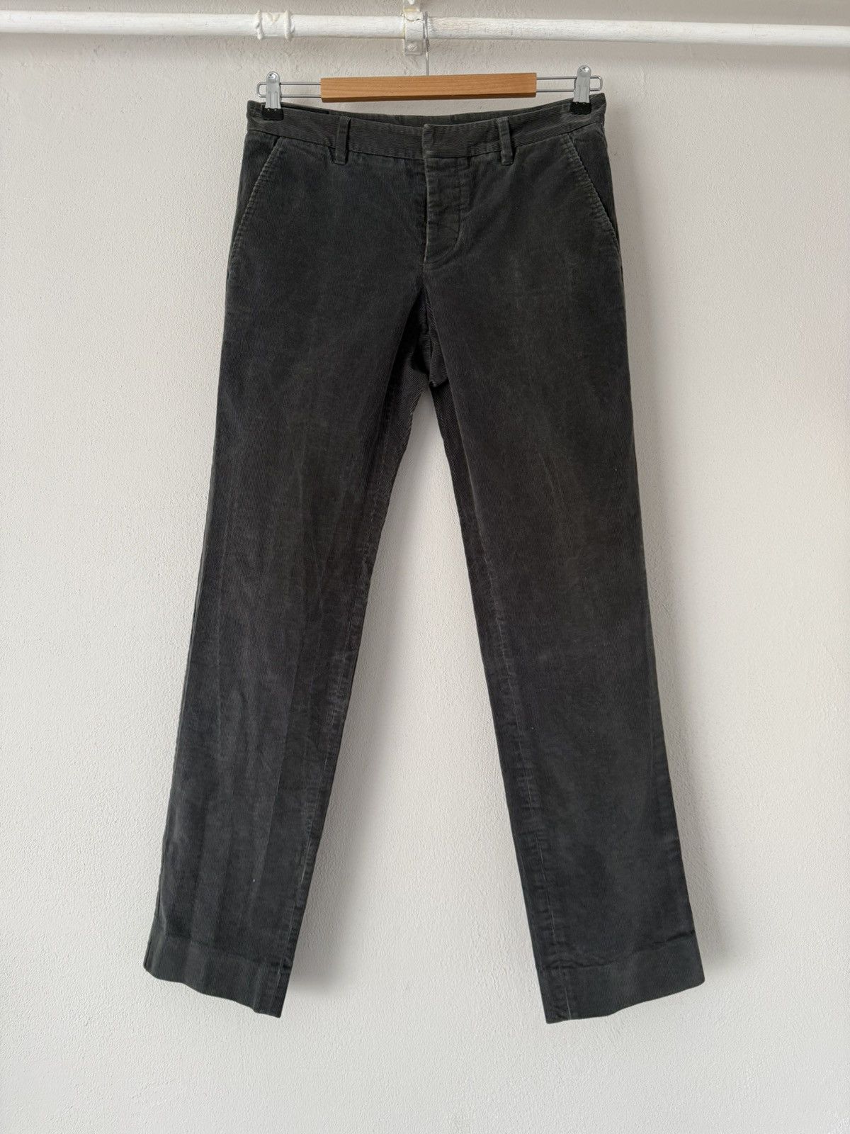 Gucci Skinny Corduroy Pants in Washed Olive Green Size US 30 / EU 46 - 2 Thumbnail