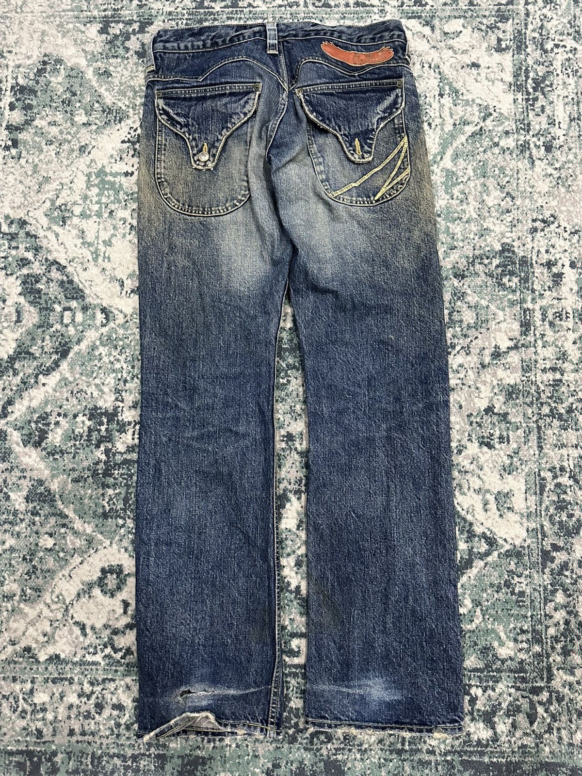 Marithe + Francois Girbaud Marithe+ Francois Girbaud X Full Metal Jacket Denim Pants Size US 30 / EU 46 - 13 Thumbnail