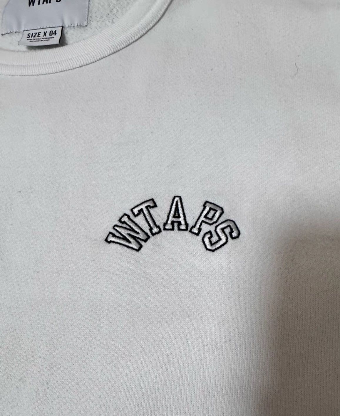 Wtaps WTAPS 21AW Embroidered Relaxed Crewneck Sweatshirt Size US XL / EU 56 / 4 - 6 Thumbnail