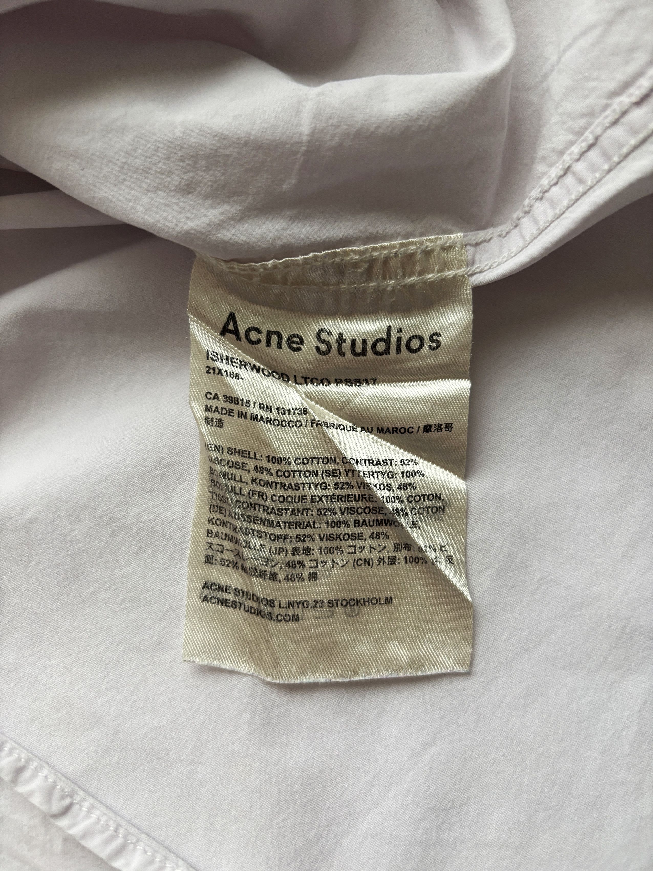 Acne Studios ⚡️QUICK SALE⚡️Acne Studio Pale Pink Button Up Shirt Size US L / EU 52-54 / 3 - 4 Thumbnail