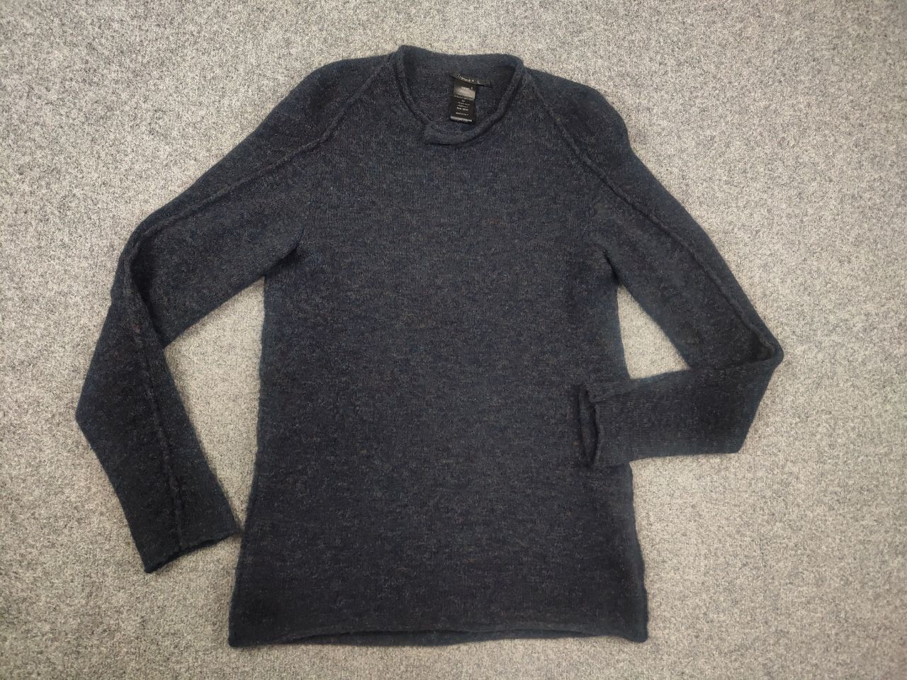 Transit Transit Design textured yarn sweater round neck Wool sweater Size US L / EU 52-54 / 3 - 8 Thumbnail