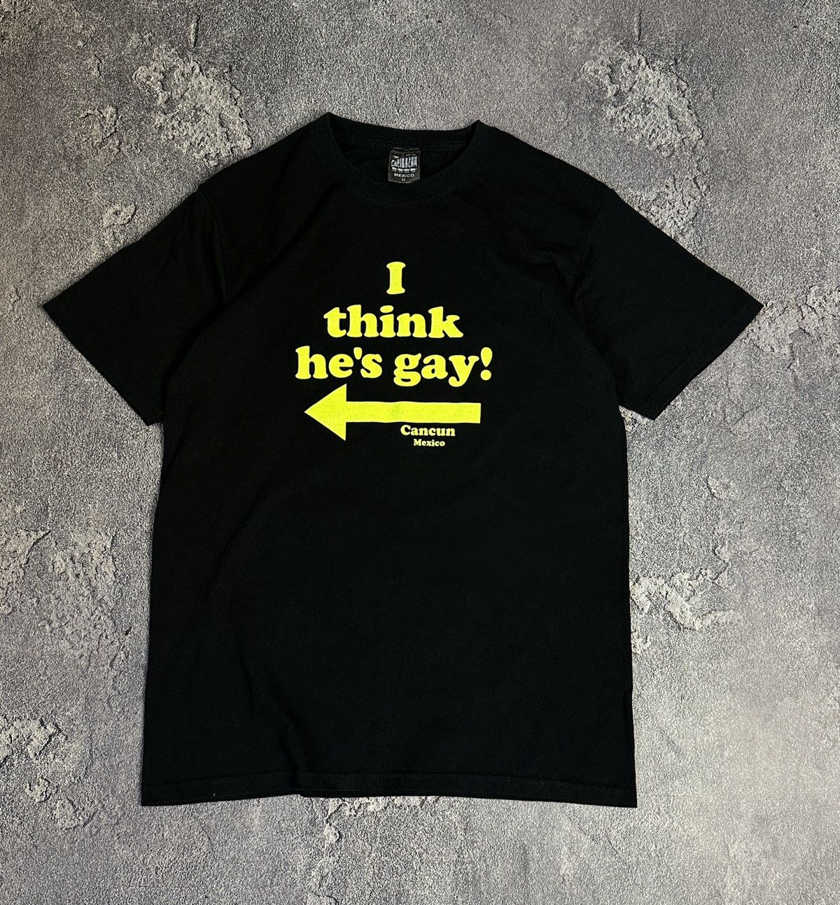 Vintage Vintage I Think He’s Gay! Adult Humor T-Shirt Black Size US M / EU 48-50 / 2 - 1 Thumbnail