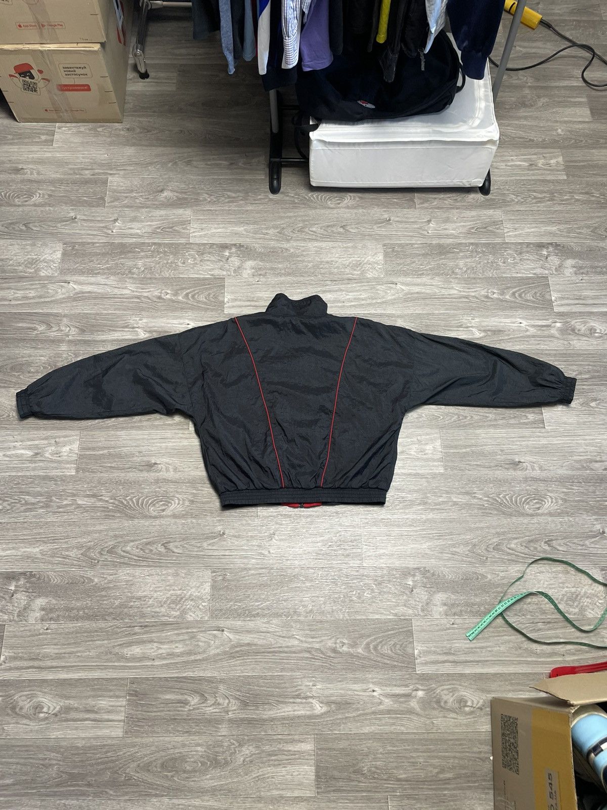Reebok Vintage Reebok Nylon Track Jacket Oversized Fit 90s Size US M / EU 48-50 / 2 - 15 Thumbnail
