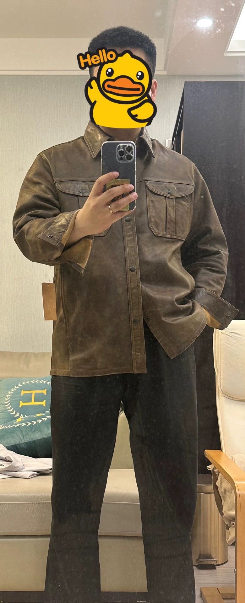 RRL Ralph Lauren RRL Ralph Lauren Retro workwear, leather jacket, friction Size US M / EU 48-50 / 2 - 9 Thumbnail
