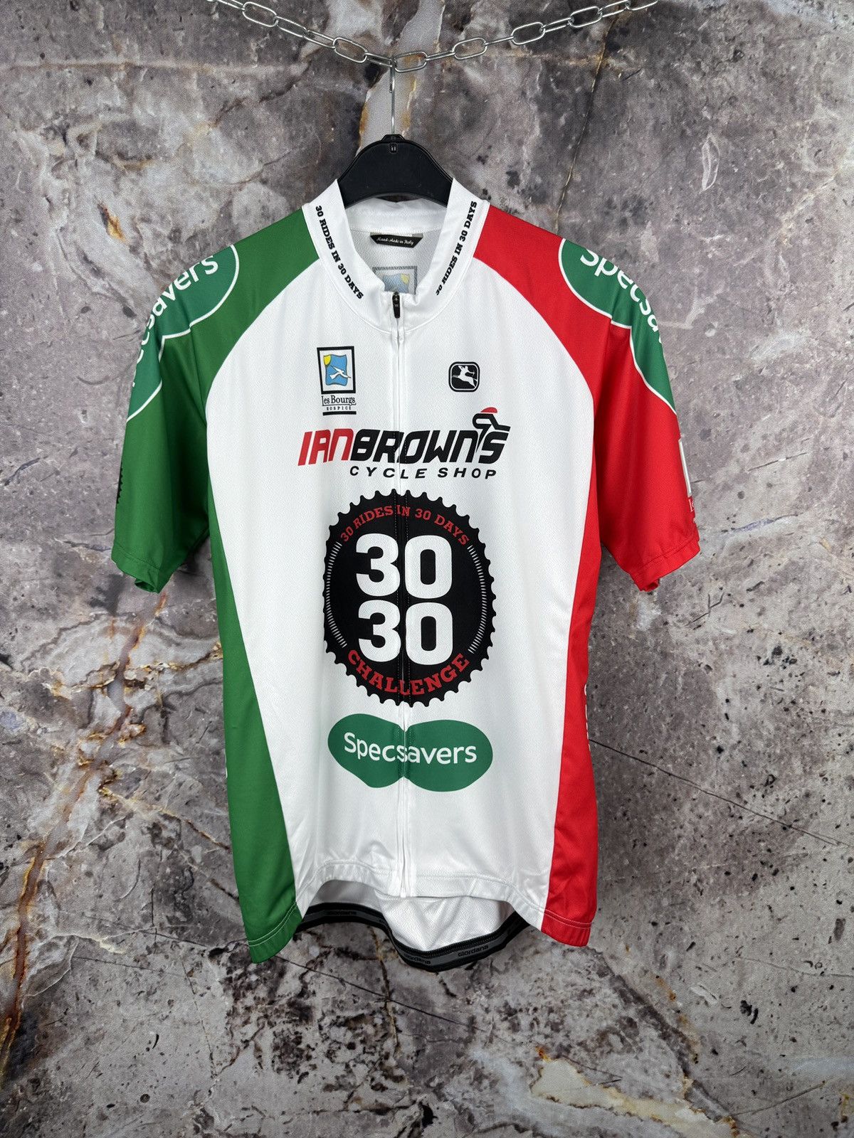 Giordano Cycling Jersey 30 Rides in 30 Days Challenge Full Zip Size US XXL / EU 58 / 5 - 1 Thumbnail