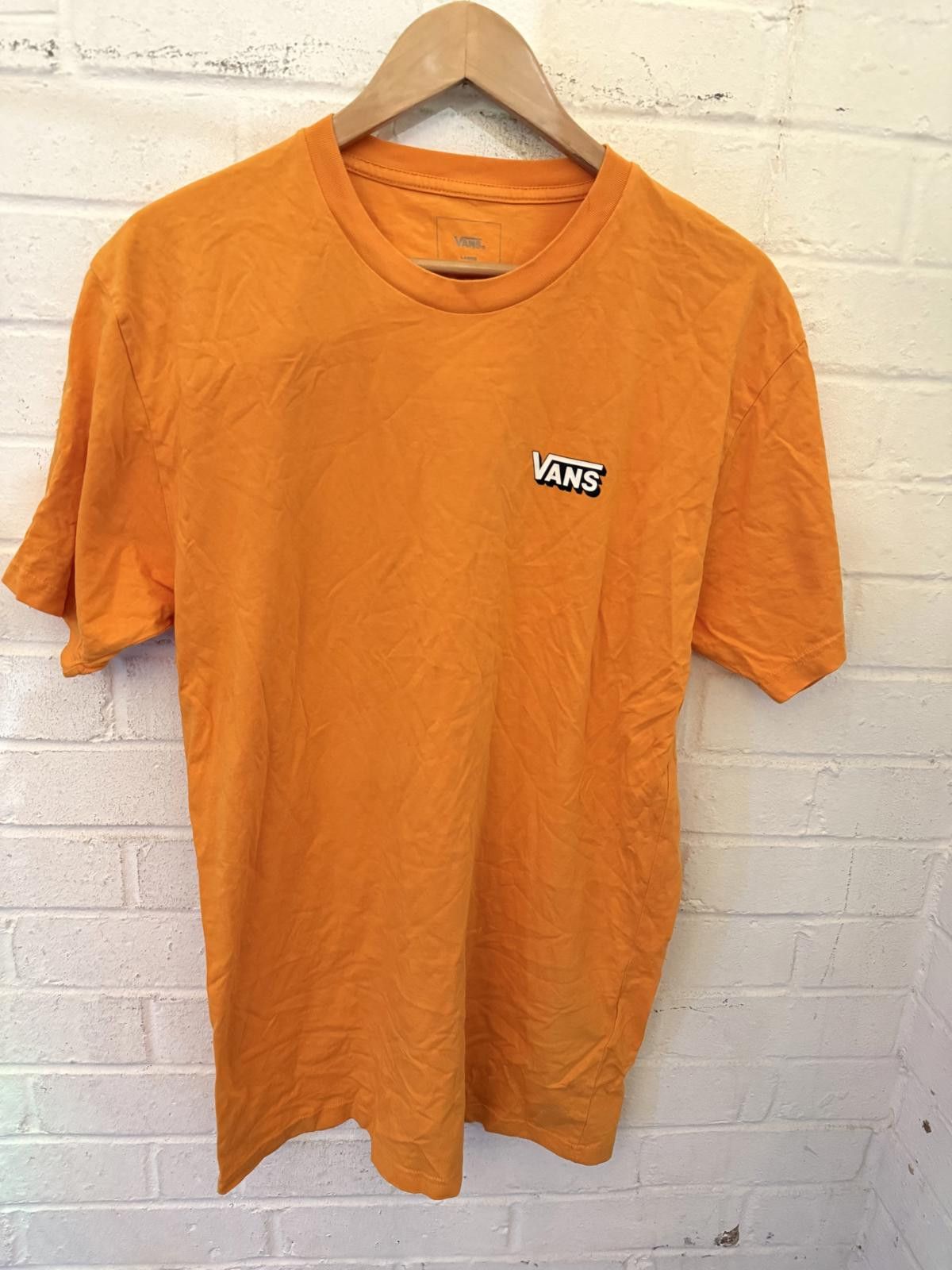 Vans Vans Orange Checkered Logo T-Shirt Mens Size Large Size US L / EU 52-54 / 3 - 4 Thumbnail