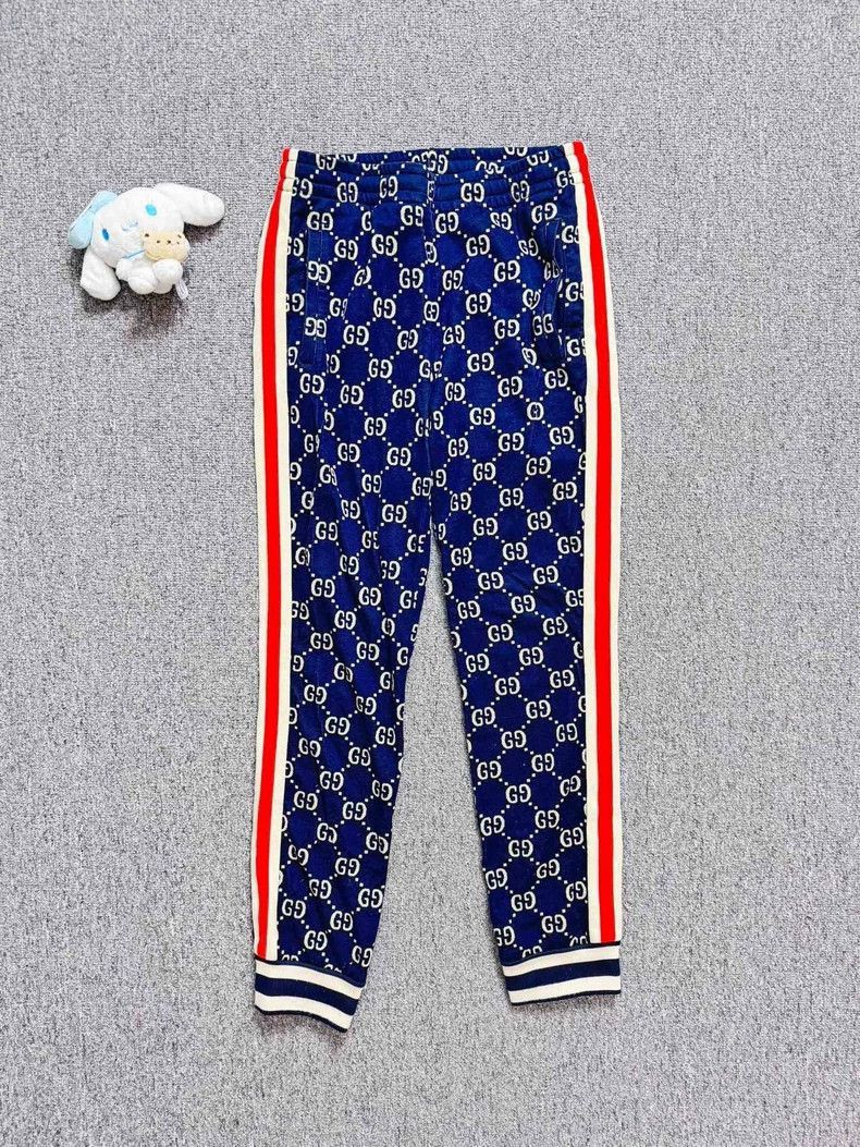 Gucci Gucci Navy Blue Logo Athletic Pants-2506 Size US 28 / EU 44 - 1 Thumbnail
