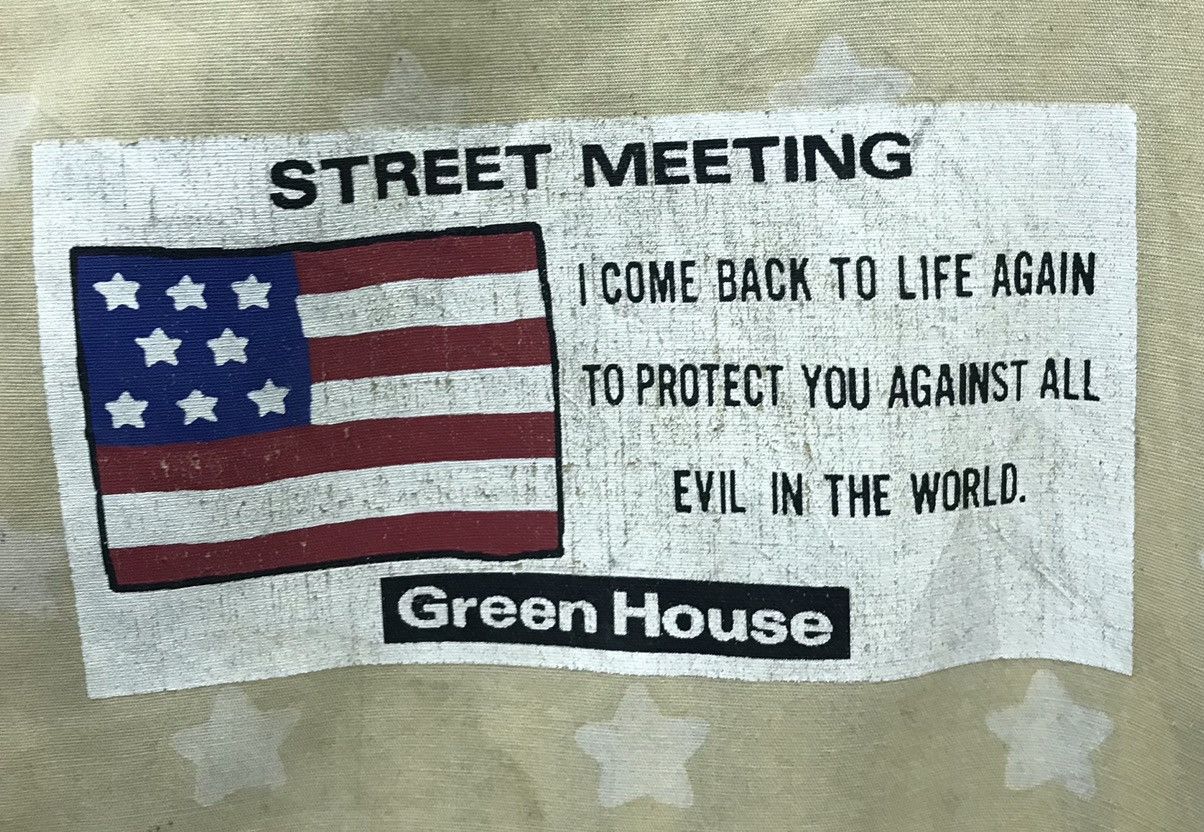 Vintage Vintage Green House Street Meeting Casual Fashion Shirt Size US L / EU 52-54 / 3 - 6 Thumbnail