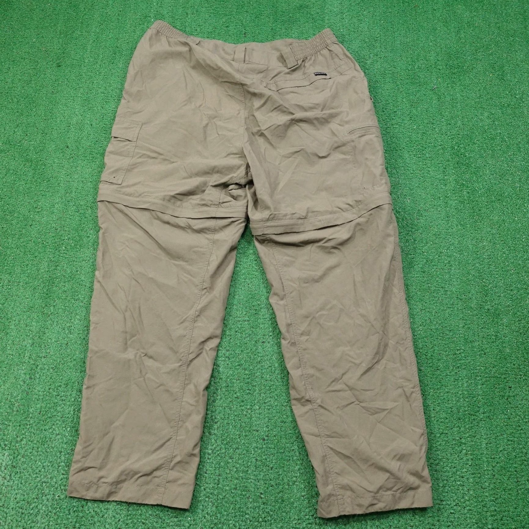 Vintage Columbia Pants Mens XL Green Convertible Cargo Hiking Packable Nylon Size US 36 / EU 52 - 6 Thumbnail