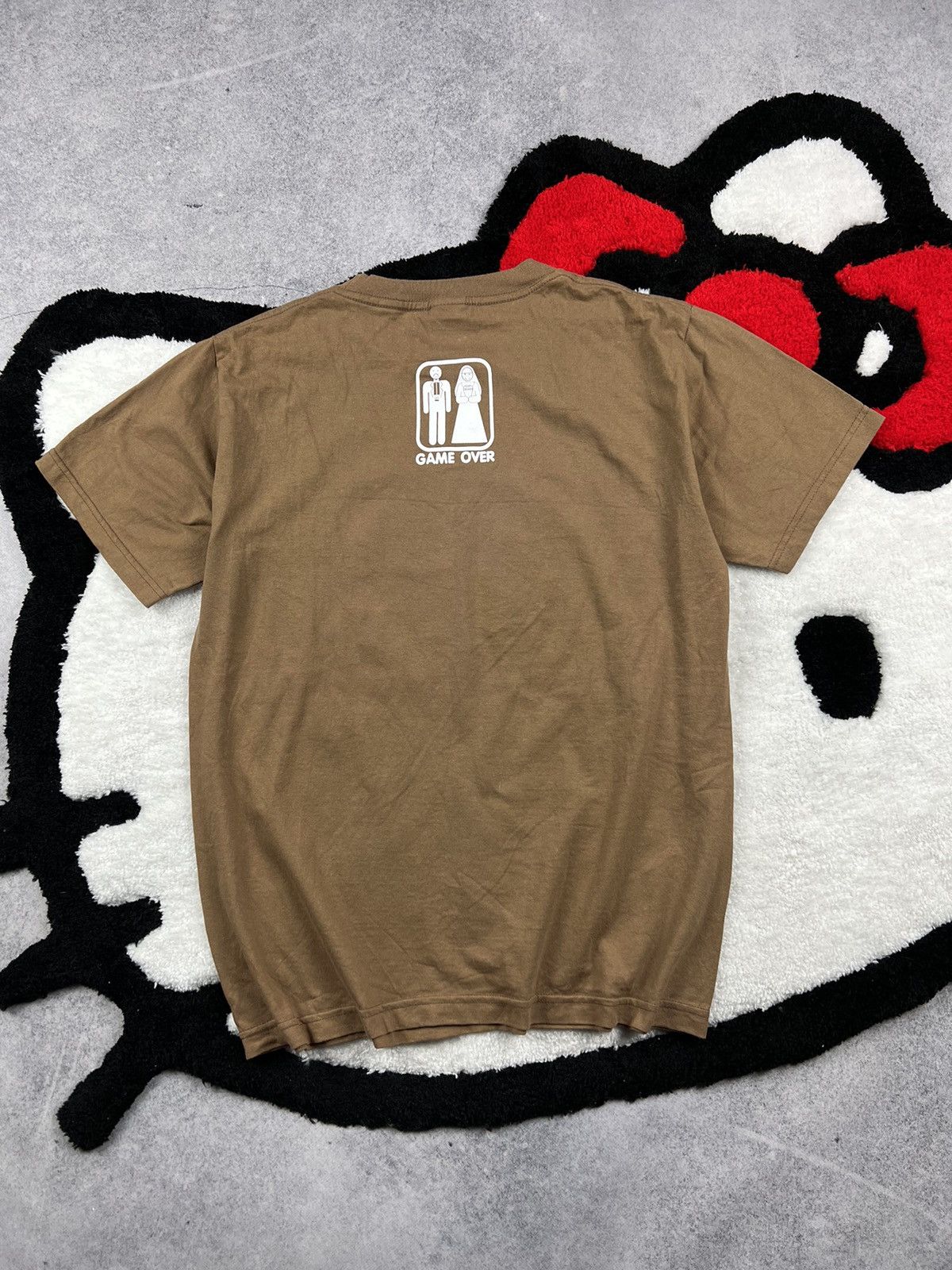 Japanese Brand Vintage Adult Y2K Game Over Faded Japanese Humor Tee Shirt Size US L / EU 52-54 / 3 - 6 Thumbnail