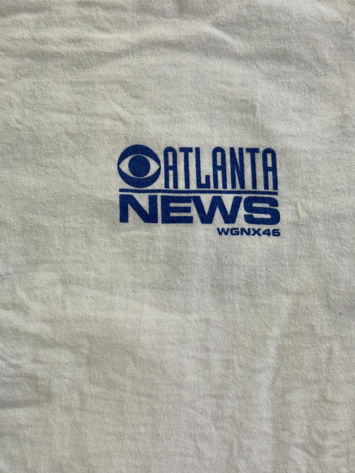 Fruit Of The Loom Vintage Atlanta T-shirt Atlanta News Tv Station WGNX-46 - L Size US L / EU 52-54 / 3 - 4 Thumbnail