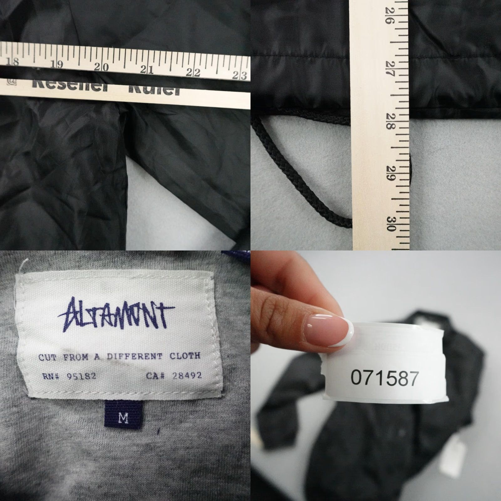 Altamont VINTAGE? No. Altamont Parrick Coach Jacket Windbreaker Black Mens M Snap Size US M / EU 48-50 / 2 - 8 Thumbnail