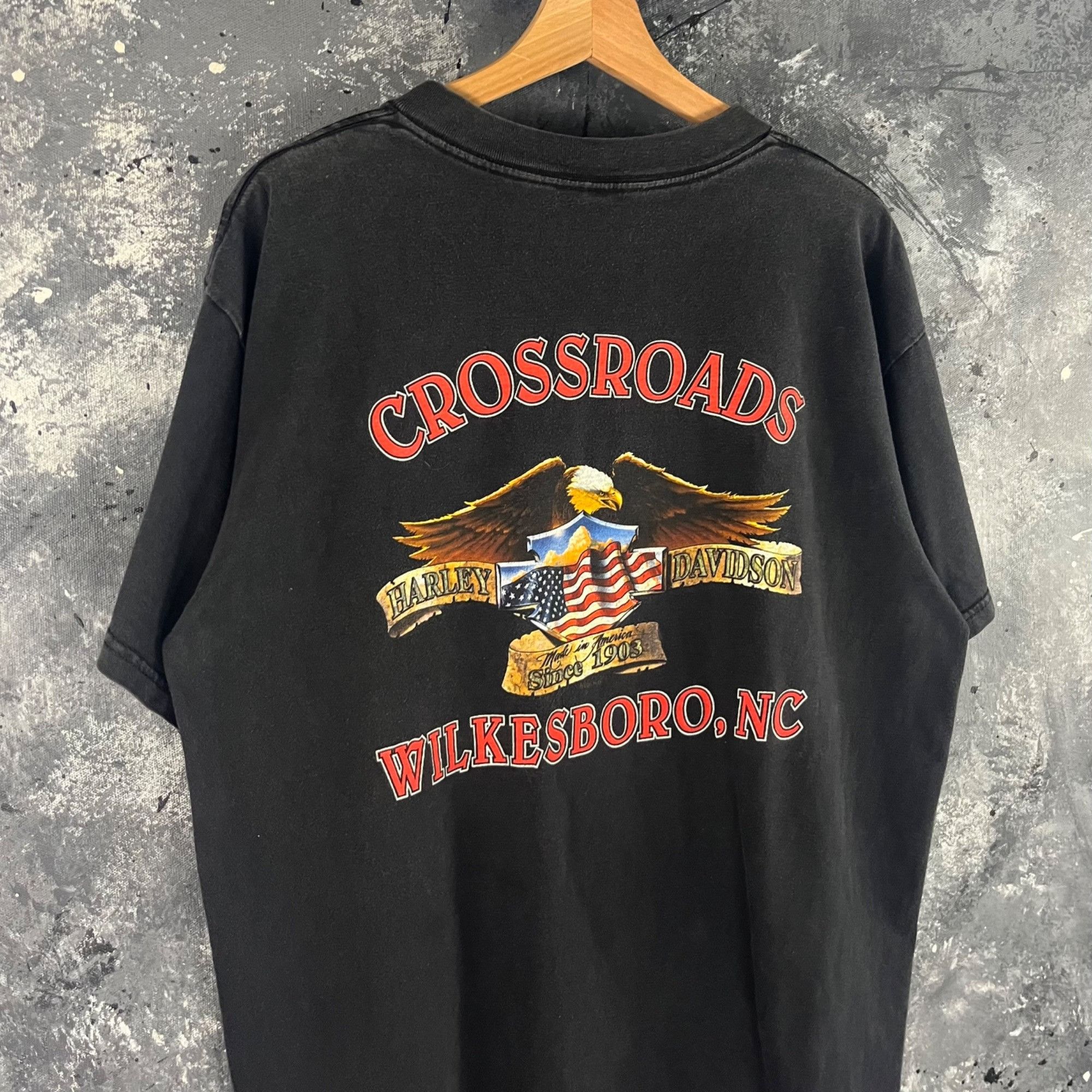Harley Davidson × Vintage Vintage 1998 Harley Davidson shirt Size US L / EU 52-54 / 3 - 4 Thumbnail