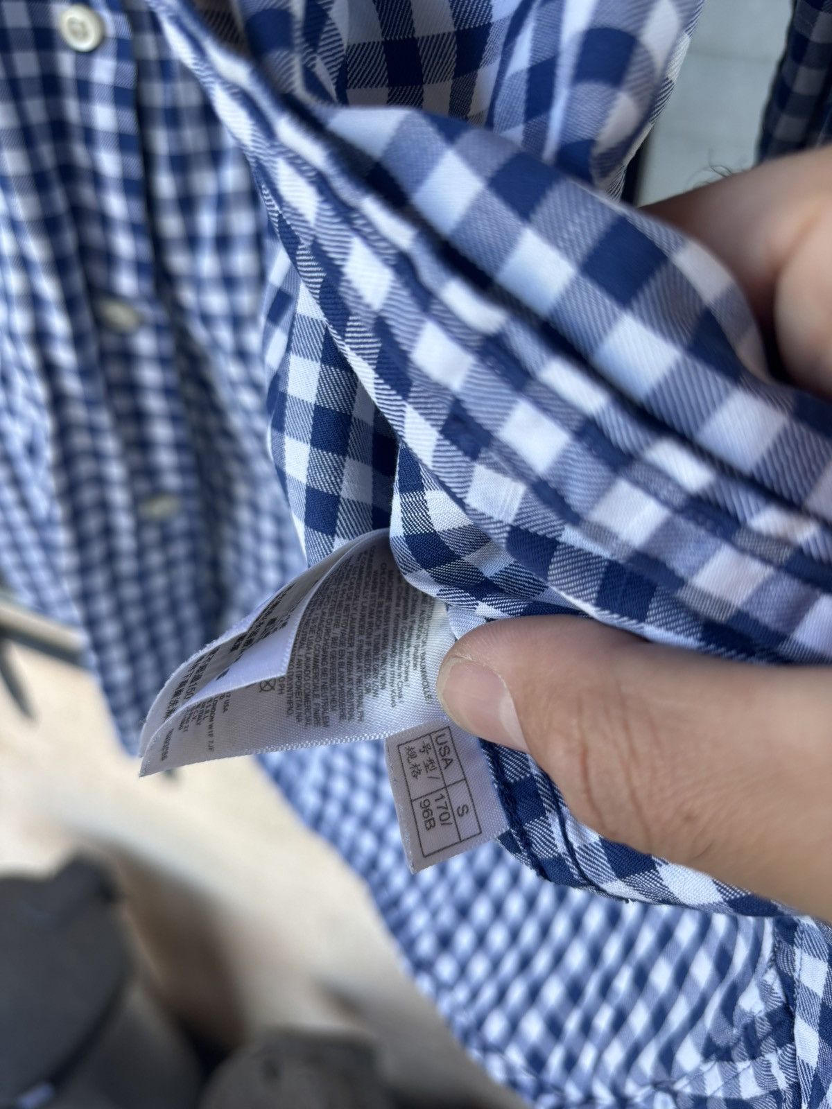 Brooks Brothers Brooks brothers slim fit button down blue check shirt small Size US S / EU 44-46 / 1 - 3 Thumbnail
