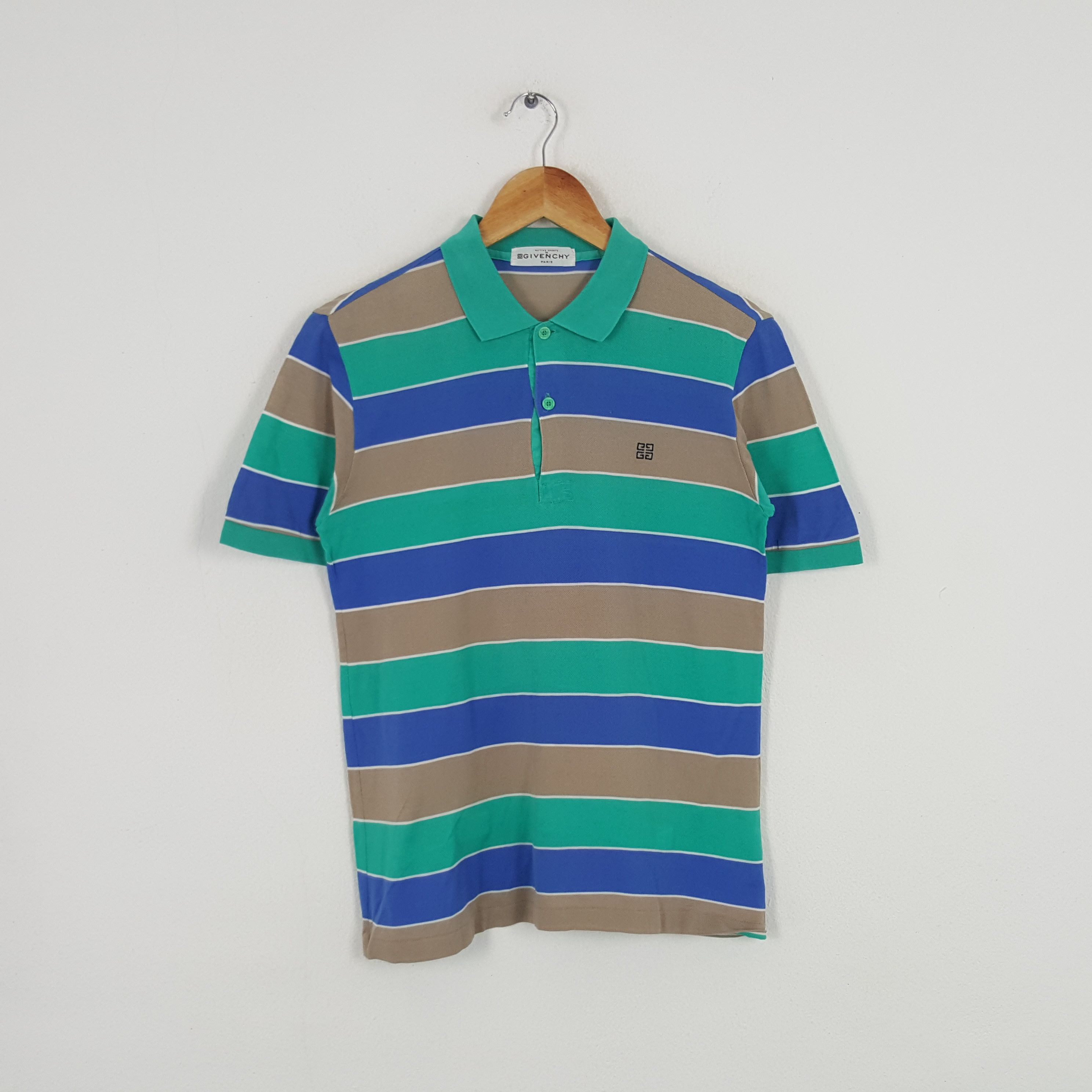 Givenchy × Vintage Vintge Givenchy Designer Brand Stripes Polos Size US S / EU 44-46 / 1 - 1 Thumbnail