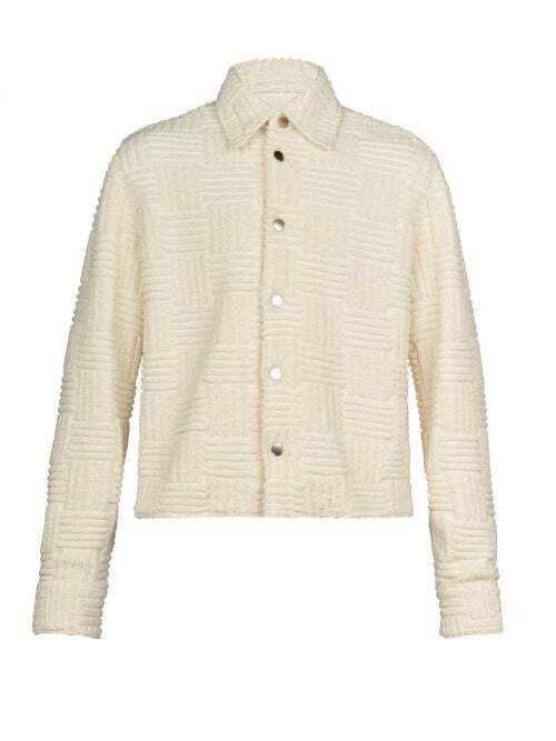 Terry Intreccio Jacqaurd Overshirt Jacket