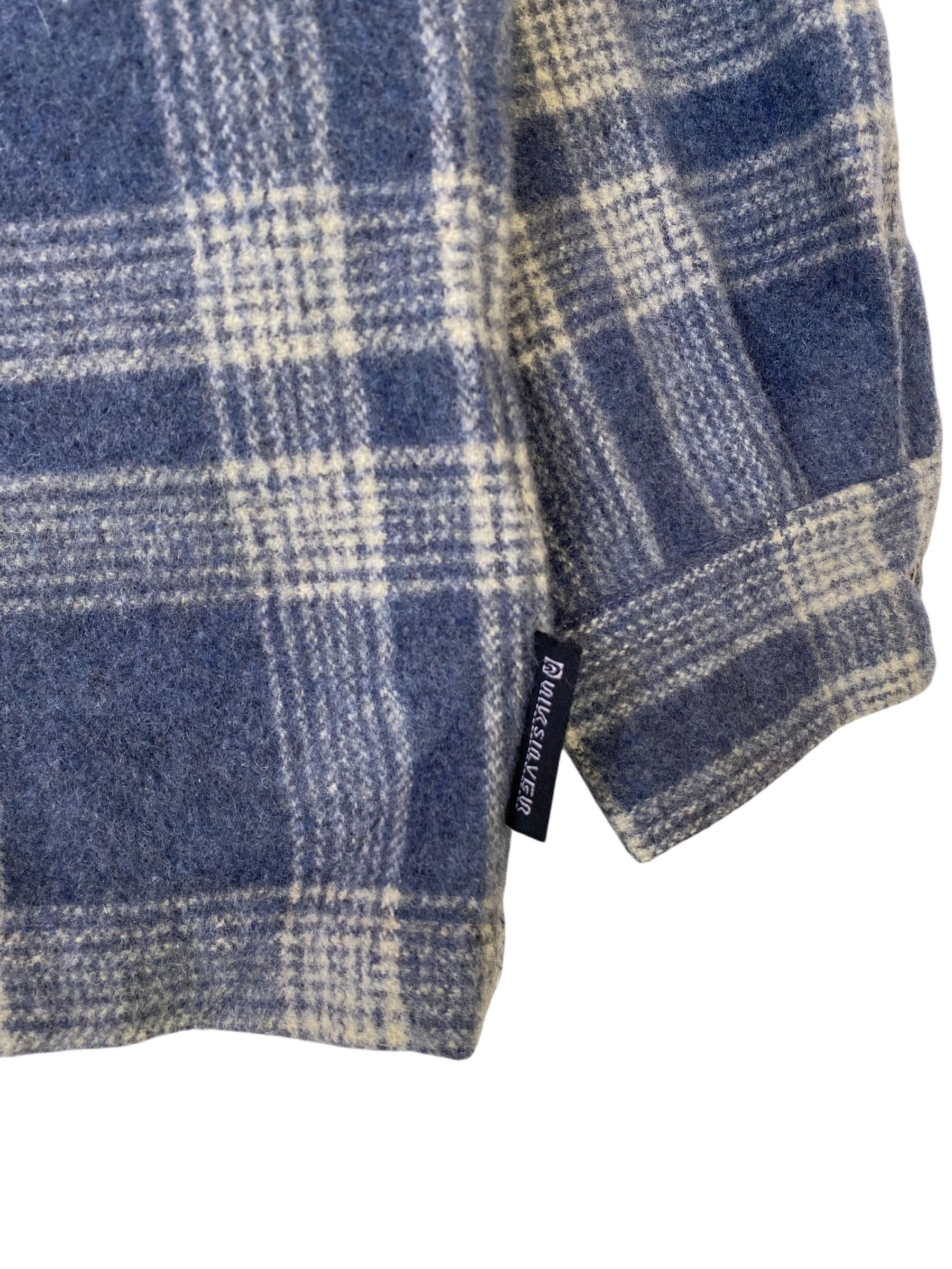 Quiksilver Vintage 90s Quiksilver plaid wool flannel Size US S / EU 44-46 / 1 - 5 Thumbnail
