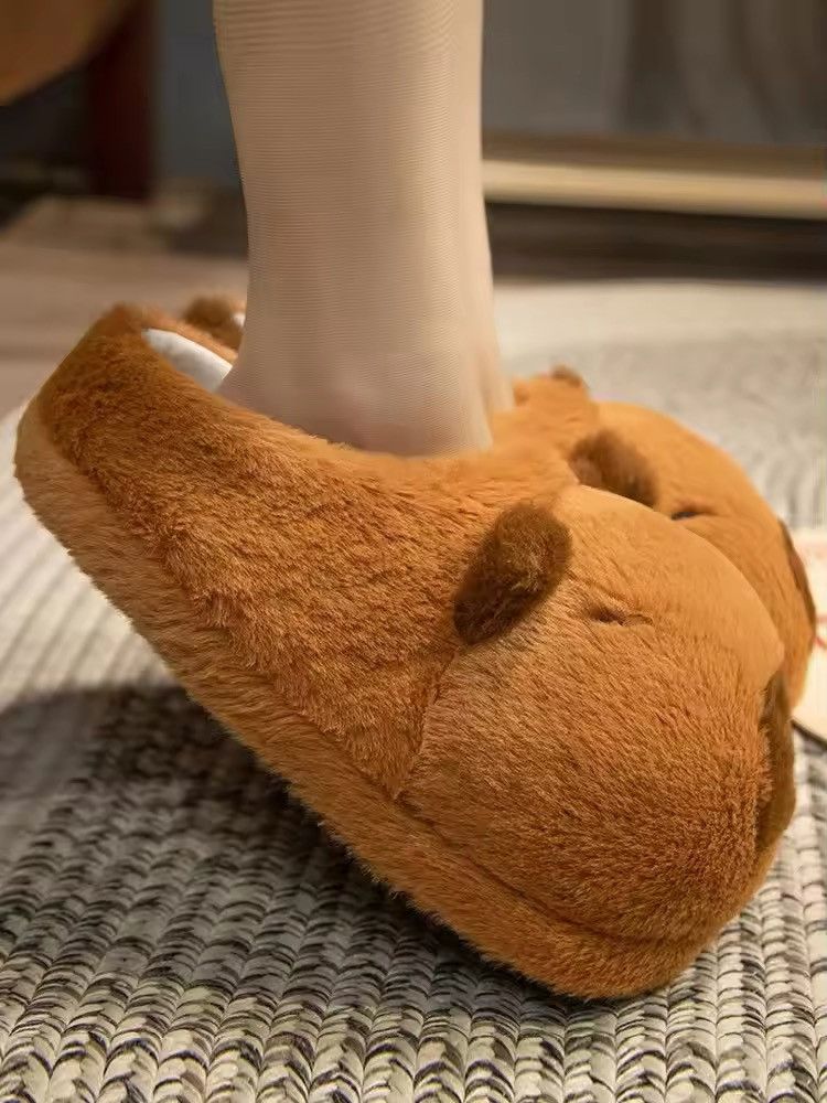 Designer × Japanese Brand Breathable Capybara Cotton Non-slip Slippers Size US 9 / EU 42 - 3 Thumbnail