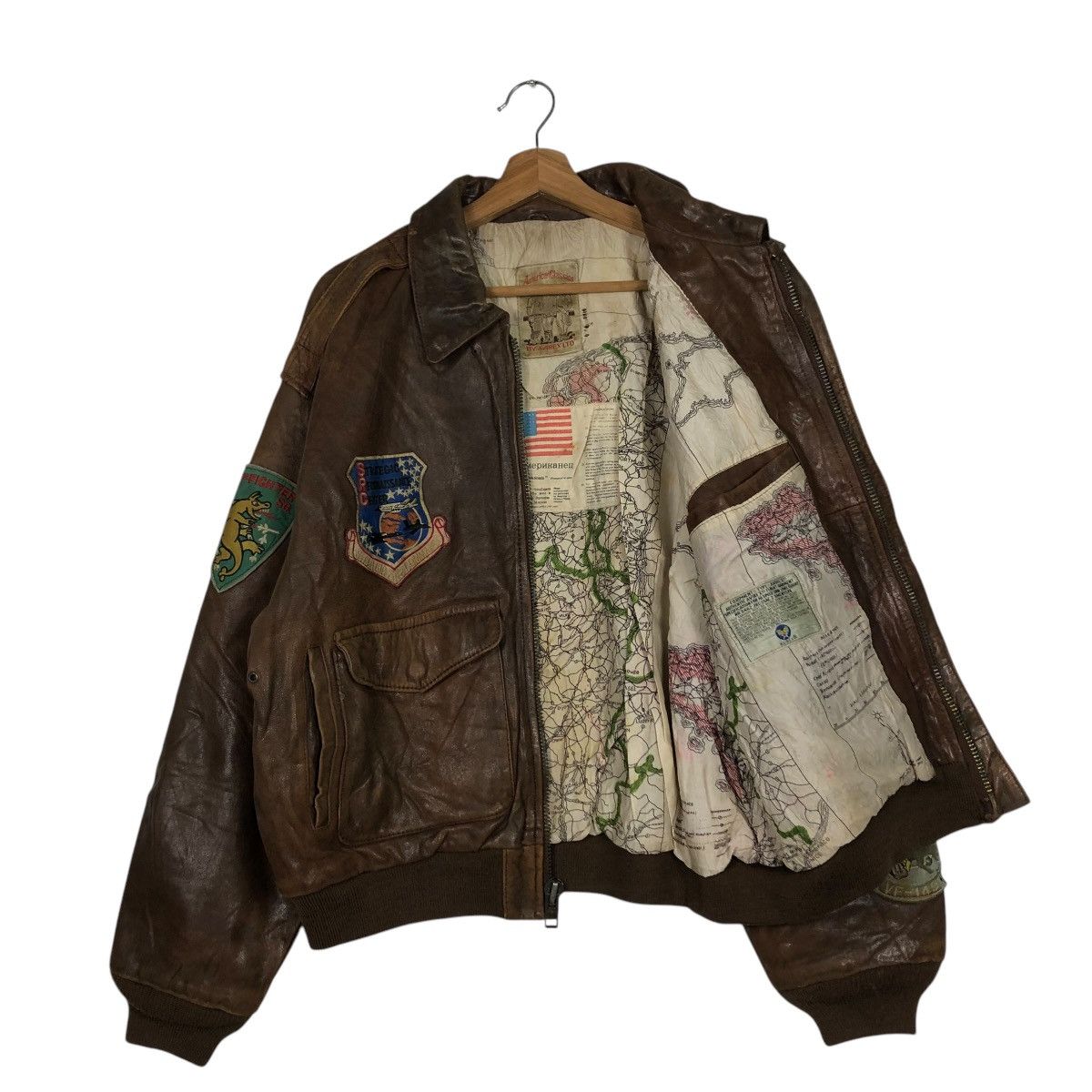 Avirex 🔥VINTAGE AVIREX GENUINE LEATHER JACKET AMERICAN CLASSIC USA Size US M / EU 48-50 / 2 - 1 Thumbnail