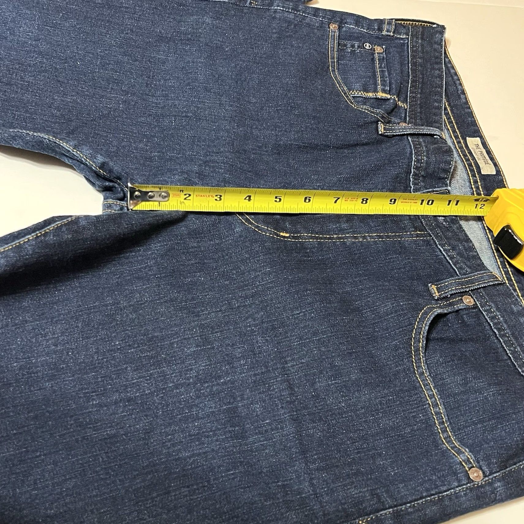 Vintage AG Adriano Goldschmied The Protege Mens Jeans Straight Leg 38x29 Blue Size US 38 / EU 54 - 4 Thumbnail