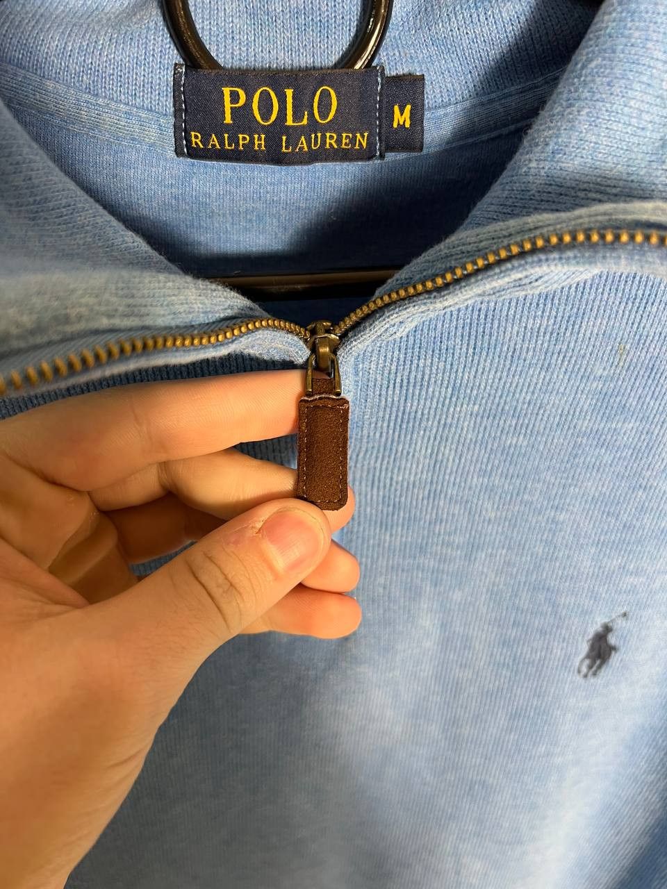 Polo Ralph Lauren × Vintage Mens Vintage Polo Ralph Lauren 1/3 zip sweatshirt rare Size US L / EU 52-54 / 3 - 2 Thumbnail