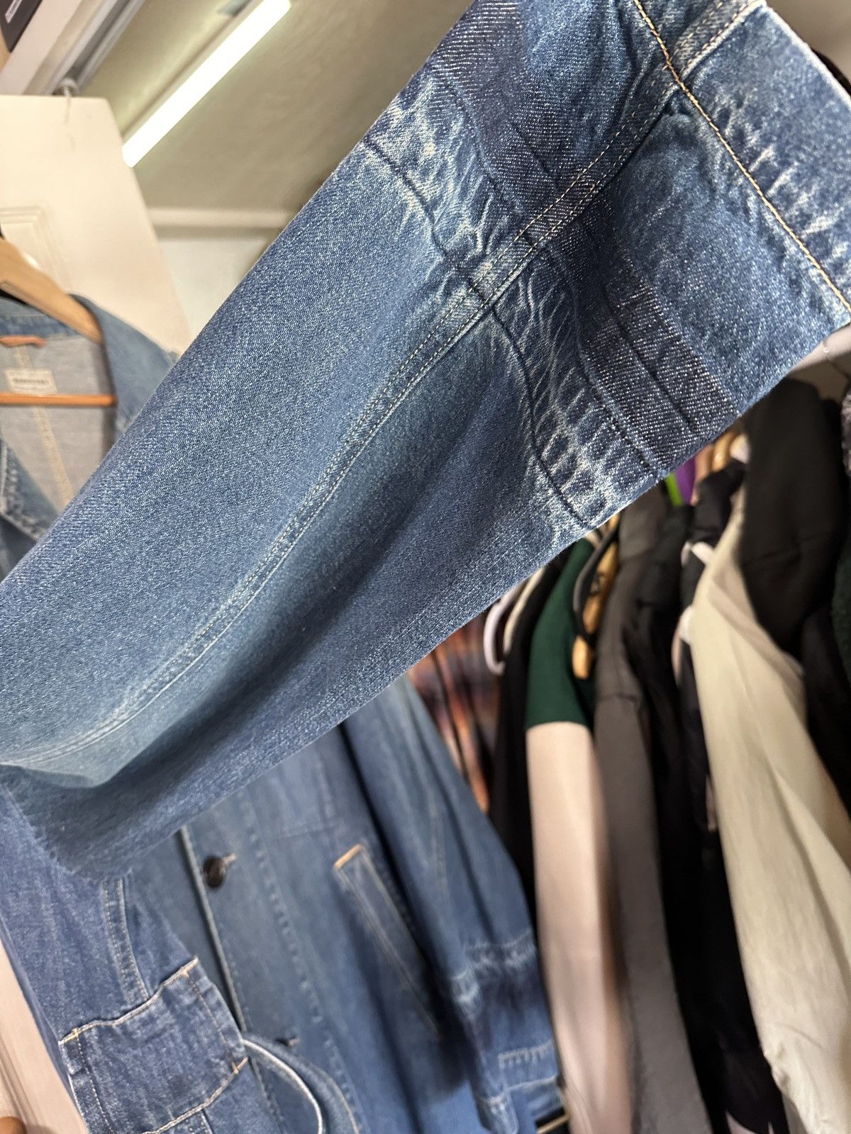 Kapital 11.5Oz Denim Dragging Coat (Journey Remake) K1910LJ123 Size US L / EU 52-54 / 3 - 6 Thumbnail