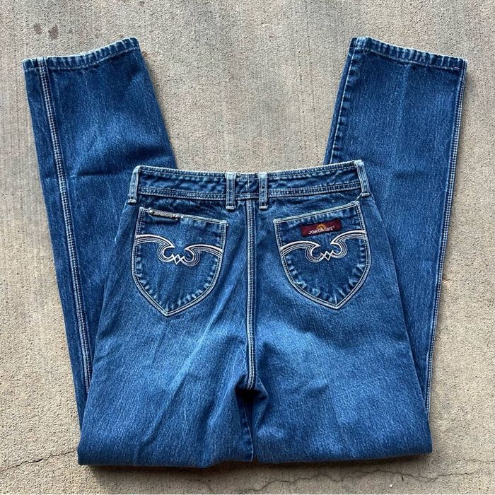 Jordache Vintage 80s Jordache high rise straight leg jeans 26"x32