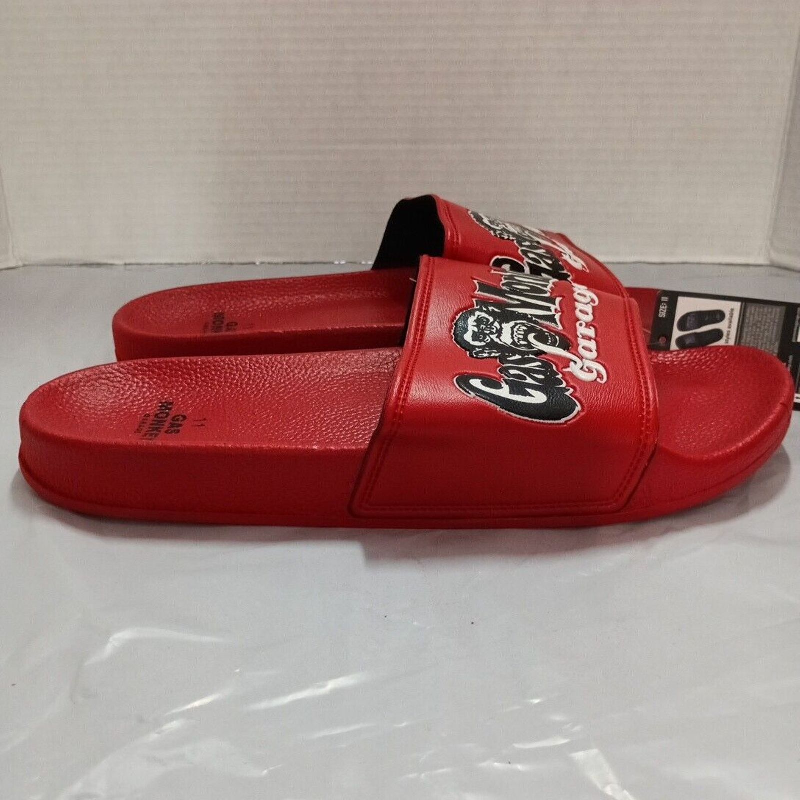 Other Gas Monkey Garage Slides Sandals Men's Size 11 Red Size US 11 / EU 44 - 2 Thumbnail