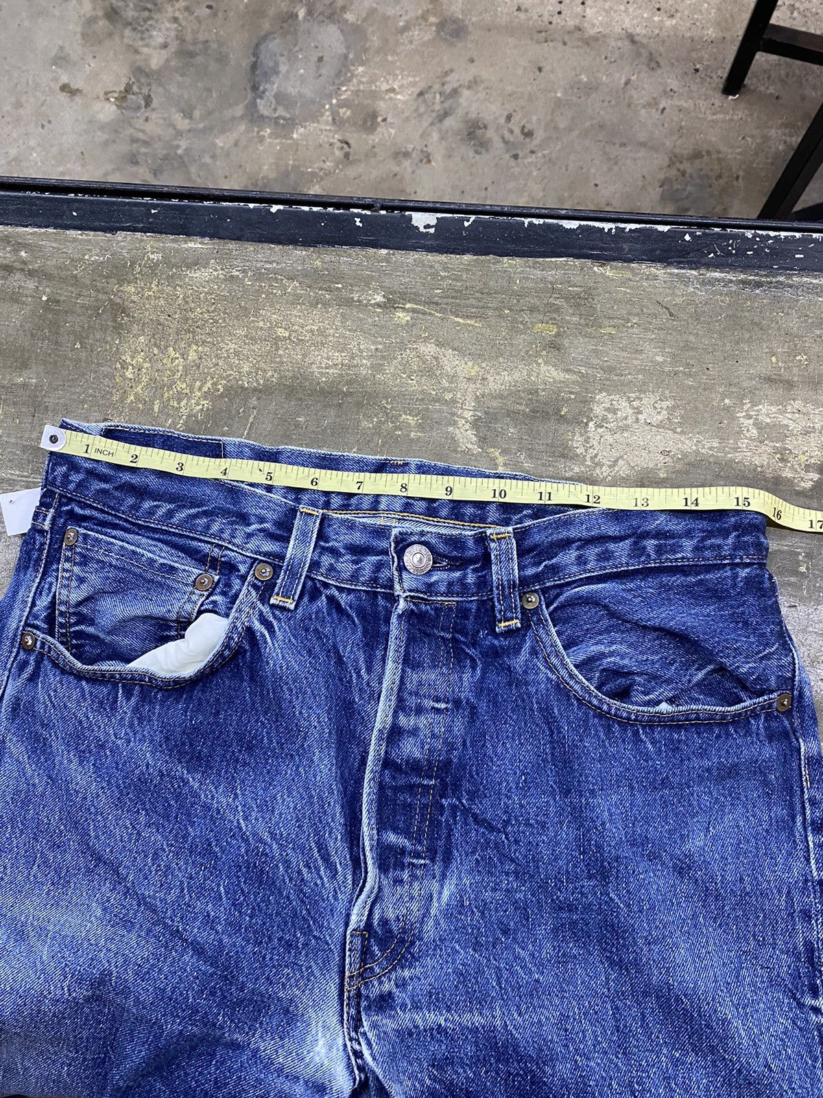 Levi's vintage levis selvedge 501xx redline distressed Size US 30 / EU 46 - 13 Thumbnail