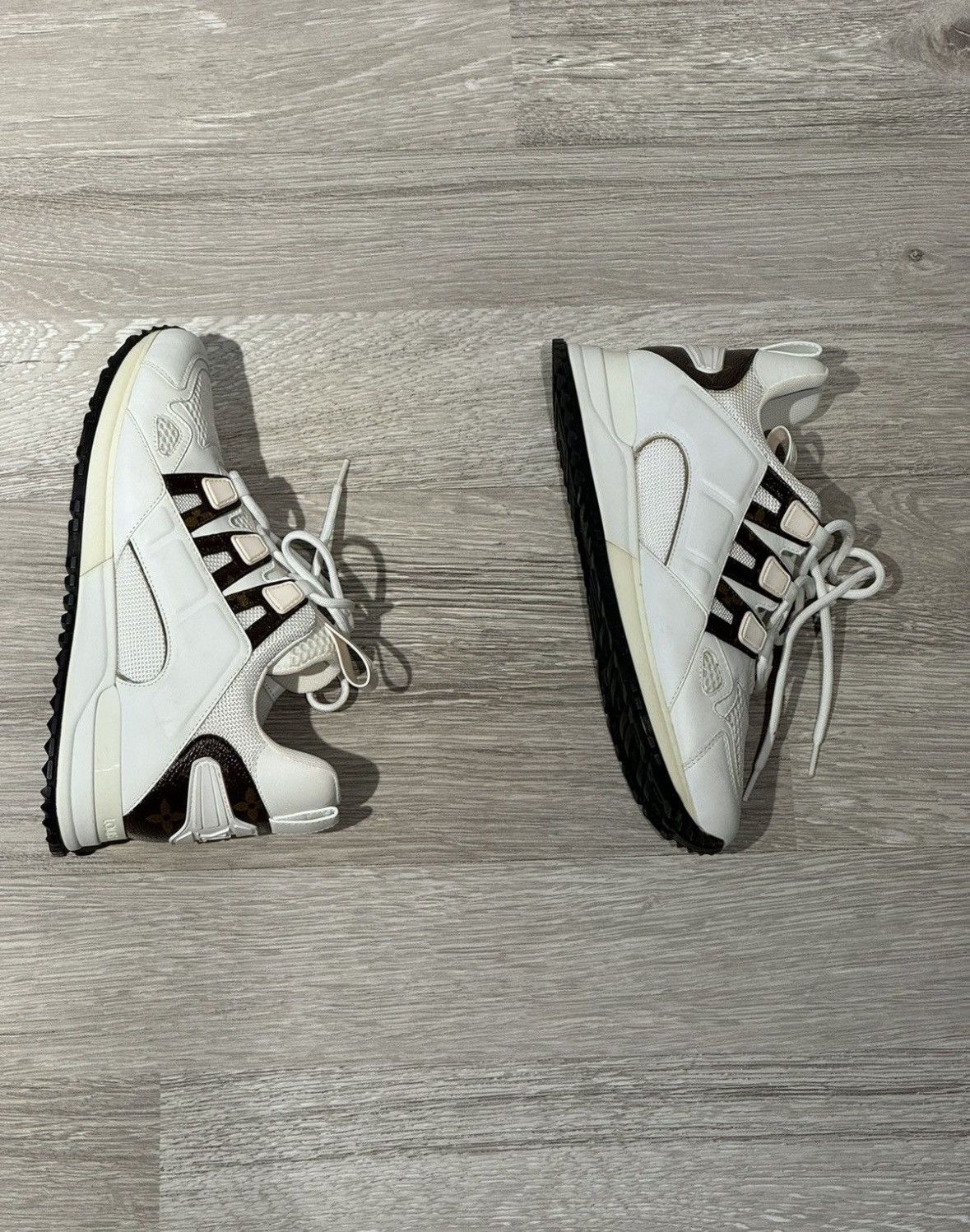 Louis Vuitton Louis Vuitton Calfskin Monogram Run Away Sneakers Size US 6.5 / IT 36.5 - 5 Thumbnail
