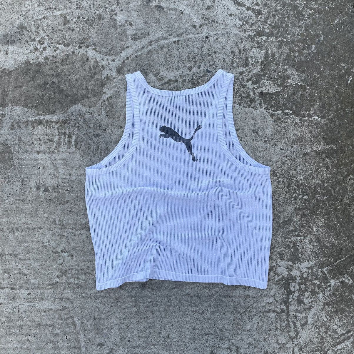 Puma × Vintage Vintage Puma Tank Top Big Logo Avant Garde Y2K Grunge Size S / US 4 / IT 40 - 2 Thumbnail