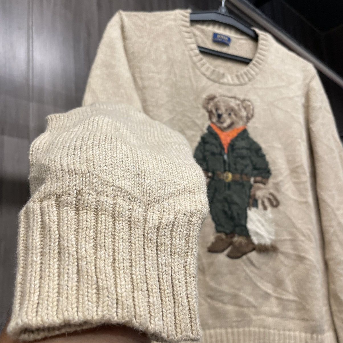 Polo Ralph Lauren Polo Ralph Lauren polo bear sweater Size US XL / EU 56 / 4 - 4 Thumbnail
