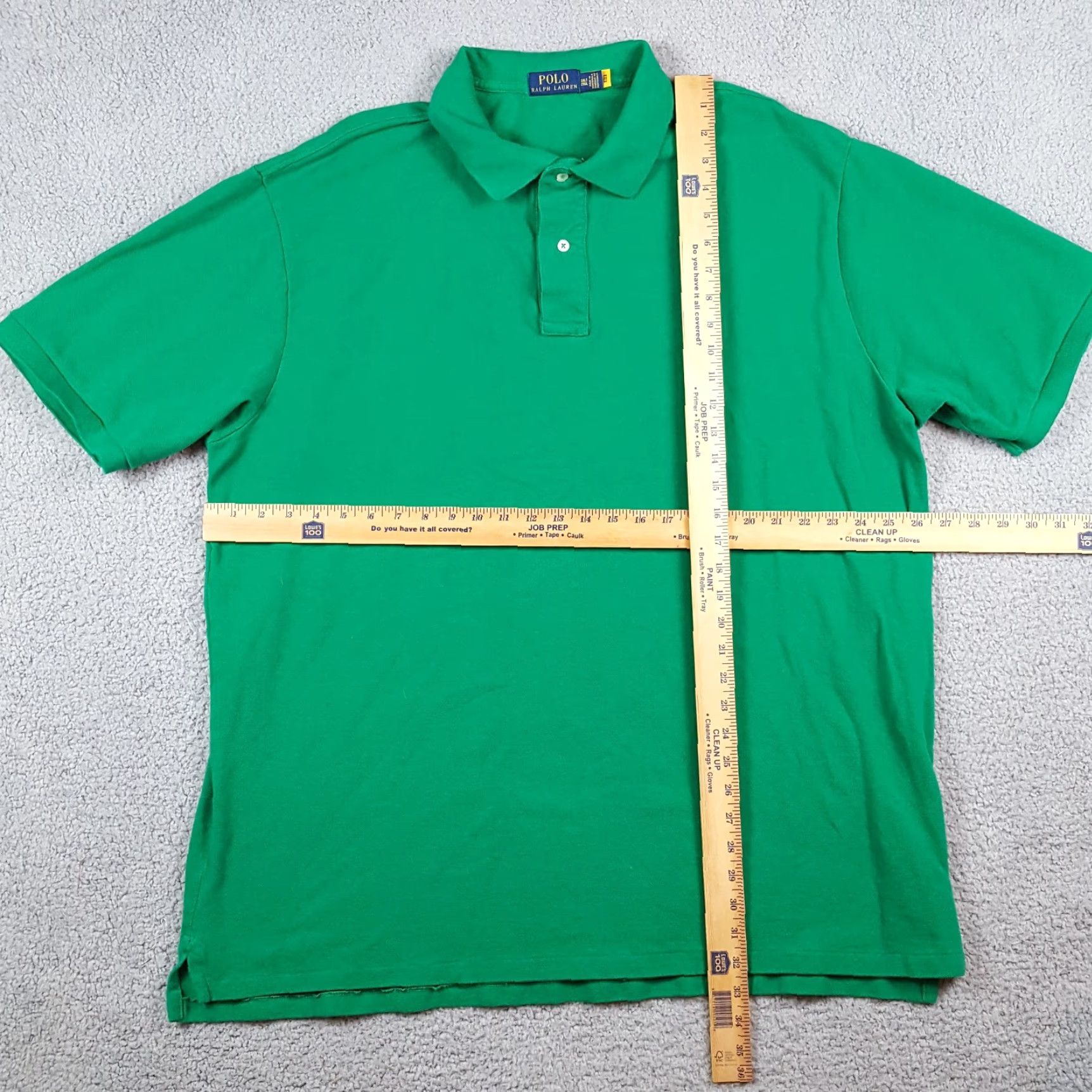 Polo Ralph Lauren VINTAGE Polo Ralph Lauren Preppy Pony Logo Polo Shirt Men's 2XLT Tall Green Short Sleeve Button Collar 90s Classic Size US XXL / EU 58 / 5 - 4 Thumbnail