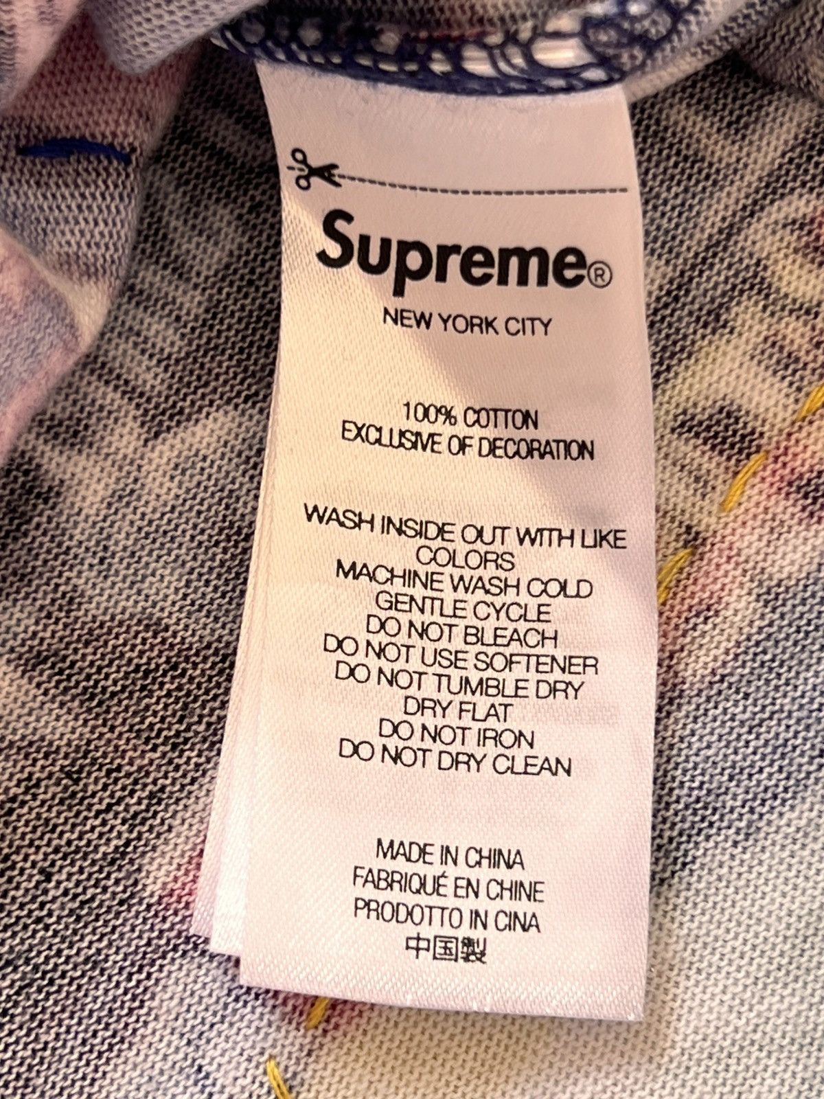 Supreme Supreme skyline day Sequin L S top long sleeve New York tee Size US M / EU 48-50 / 2 - 21 Thumbnail