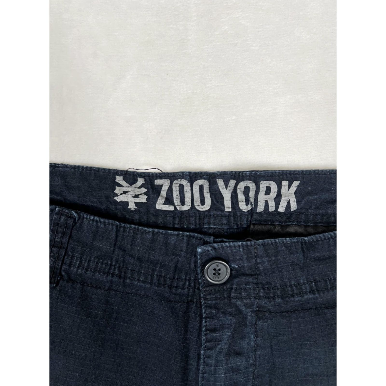 Zoo York VINTAGE Zoo York Cargo Shorts Mens 36 Black Ripstop Utility Skate Y2K Streetwear Size US 36 / EU 52 - 2 Thumbnail