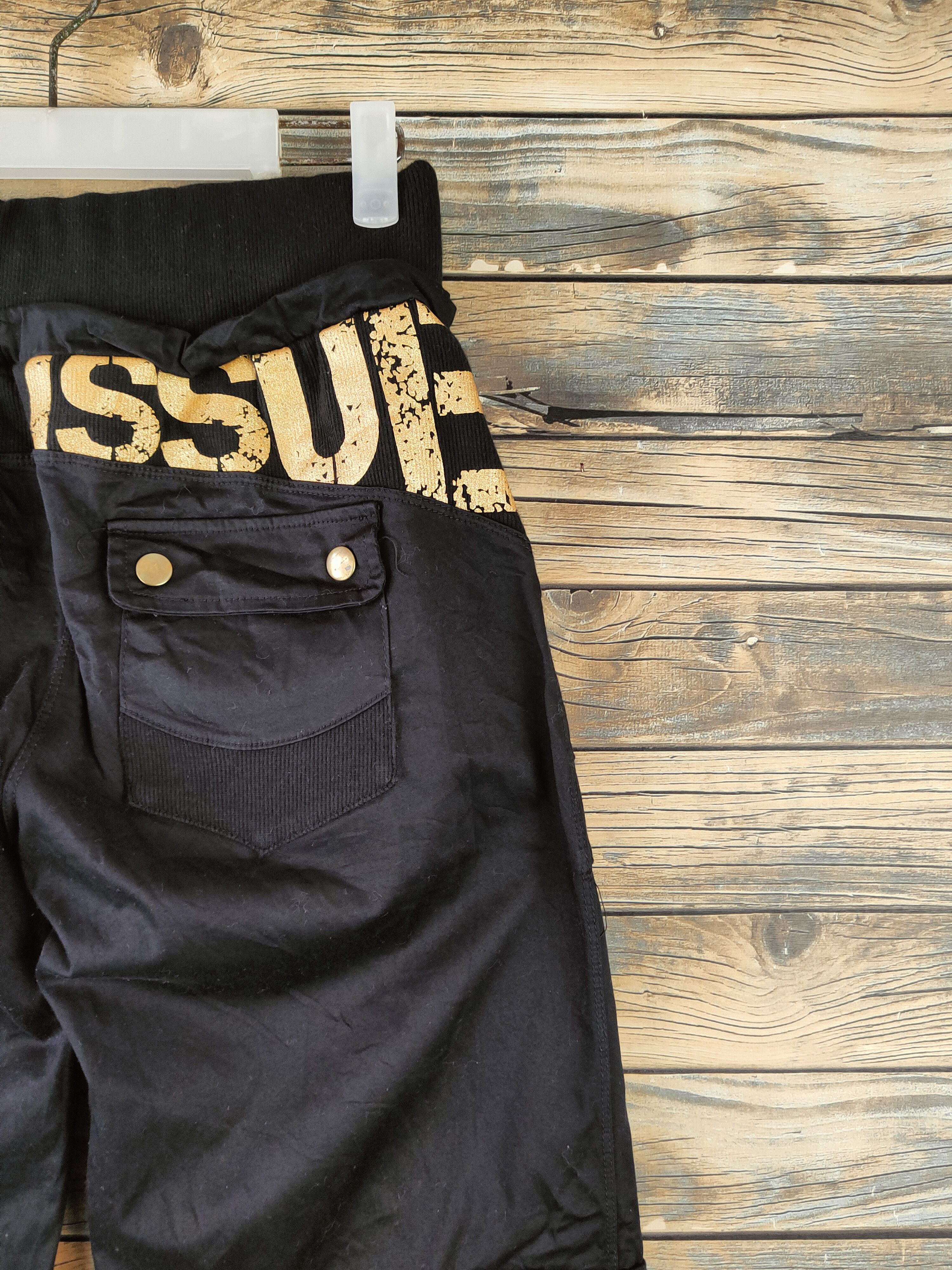 Japanese Brand PUNK 🔥Issue of Dance Black Multipocket Cargo Pants Size 26" / US 2 / IT 38 - 11 Thumbnail