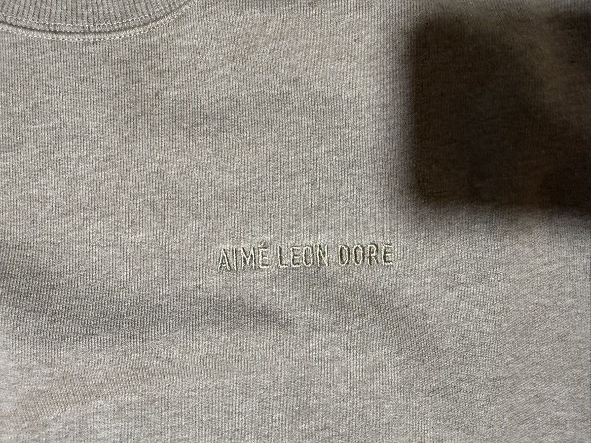 Aime Leon Dore Aime Leon Dore Aimé Tonal Logo Camel Melange Crewneck XL Size US XL / EU 56 / 4 - 3 Thumbnail