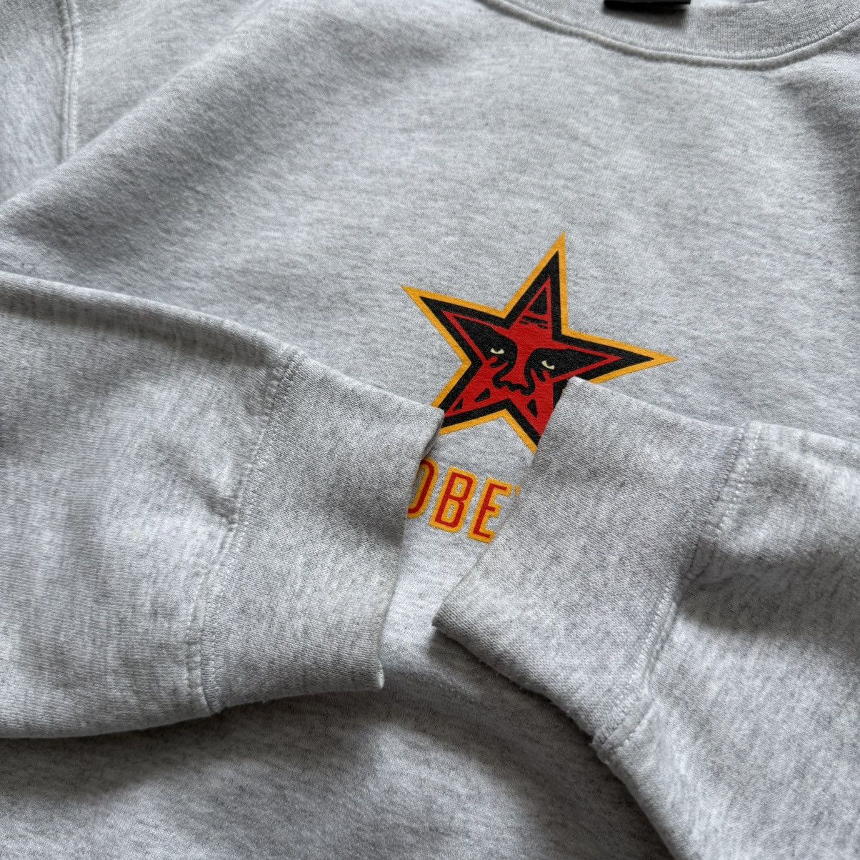 Obey 📌 Vintage Obey Propaganda Star Print Y2K Sweatshirt Size US S / EU 44-46 / 1 - 6 Thumbnail