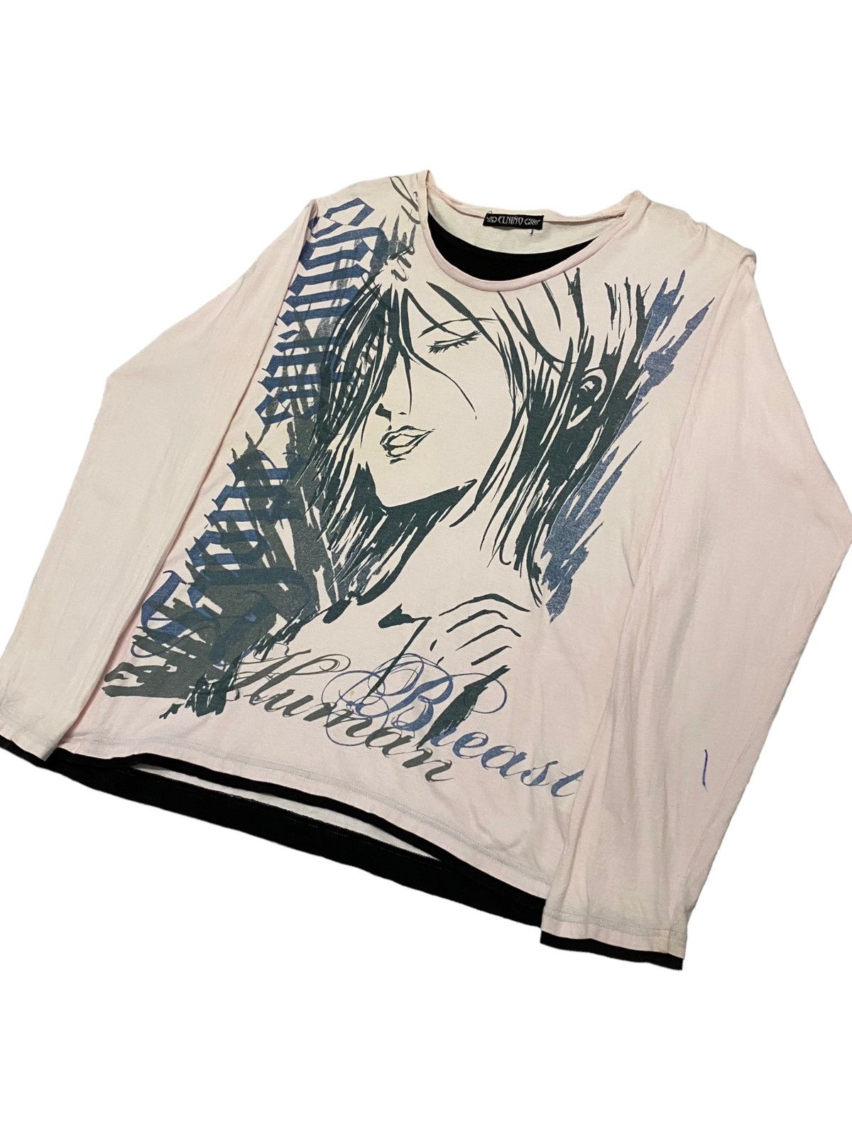 14th Addiction × Hysteric Glamour × If Six Was Nine El Nino Art Anime Sketch Antogonism Human Beast Long Sleeve Size US M / EU 48-50 / 2 - 2 Thumbnail