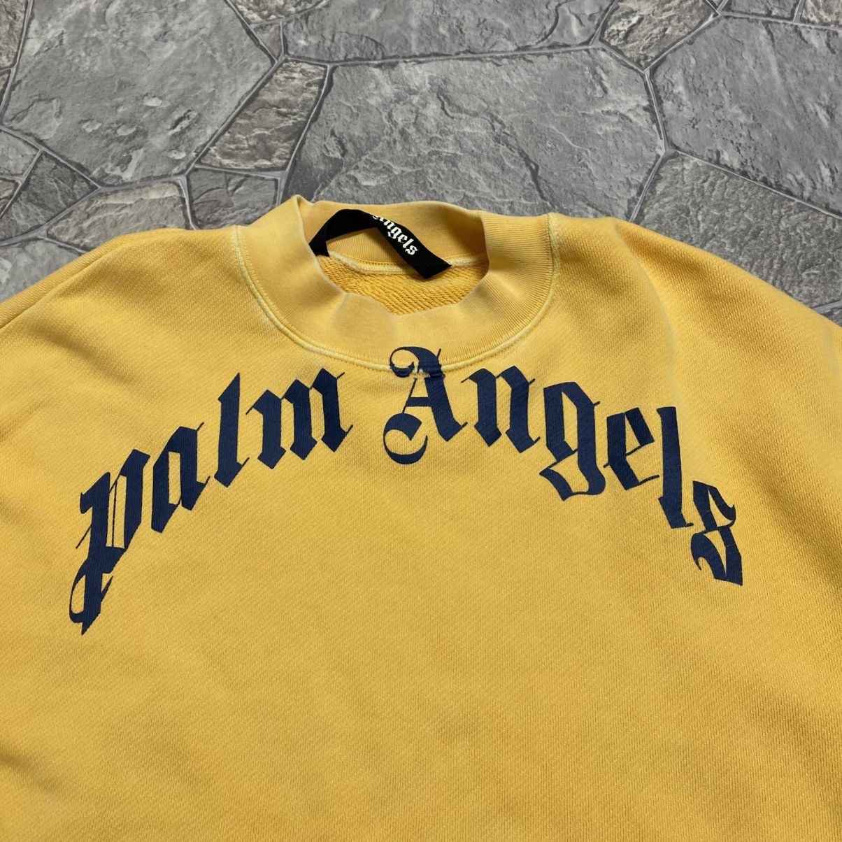 Palm Angels Palm Angels Sweatshirt Big logo Yellow Size US S / EU 44-46 / 1 - 4 Thumbnail