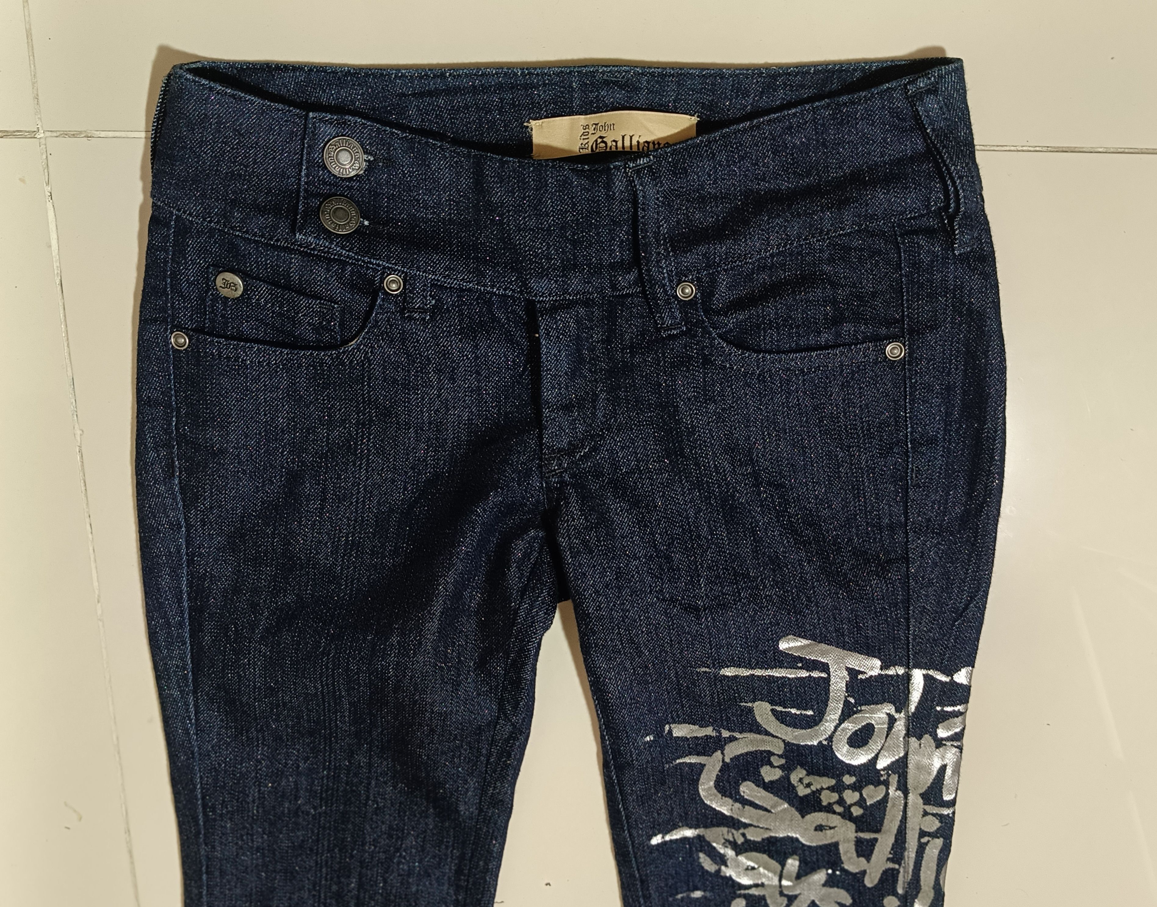 14th Addiction × If Six Was Nine × John Galliano John Galliano Prints Jeans Size US 26 / EU 42 - 2 Thumbnail