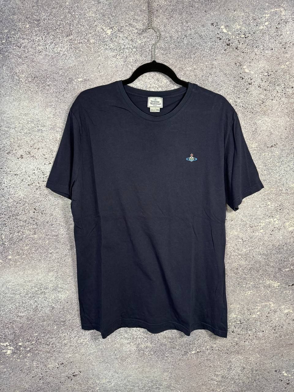 Vivienne Westwood Vivienne Westwood Orbital Embroidered Logo Blue Tee Size US XXL / EU 58 / 5 - 1 Thumbnail